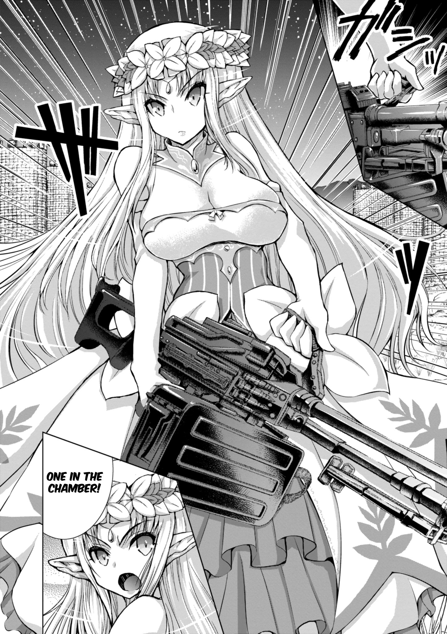 Gun-Ota ga Mahou Sekai ni Tensei shitara, Gendai Heiki de Guntai Harem wo Tsukucchaimashita!? chapter 37 page 19