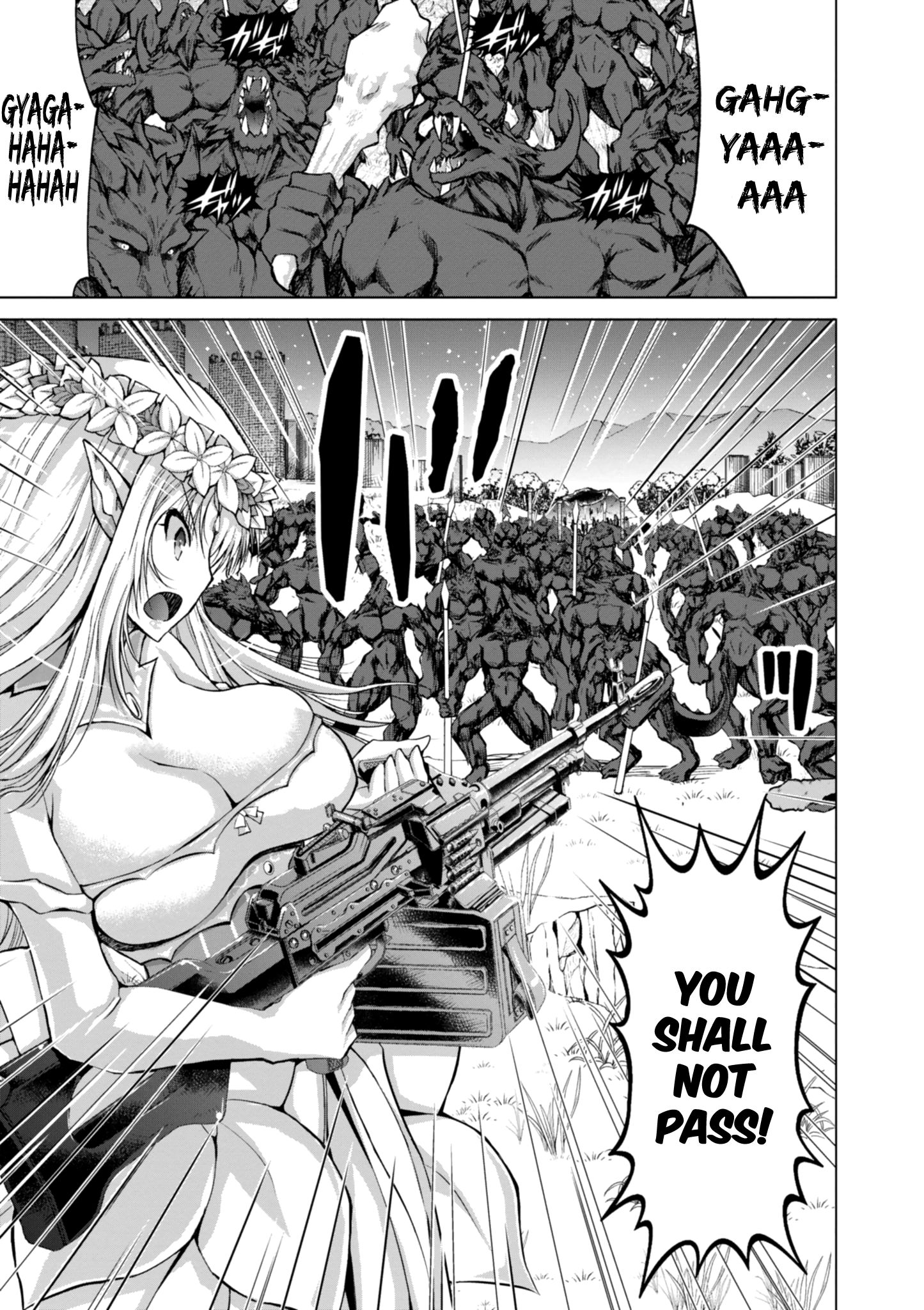 Gun-Ota ga Mahou Sekai ni Tensei shitara, Gendai Heiki de Guntai Harem wo Tsukucchaimashita!? chapter 37 page 20
