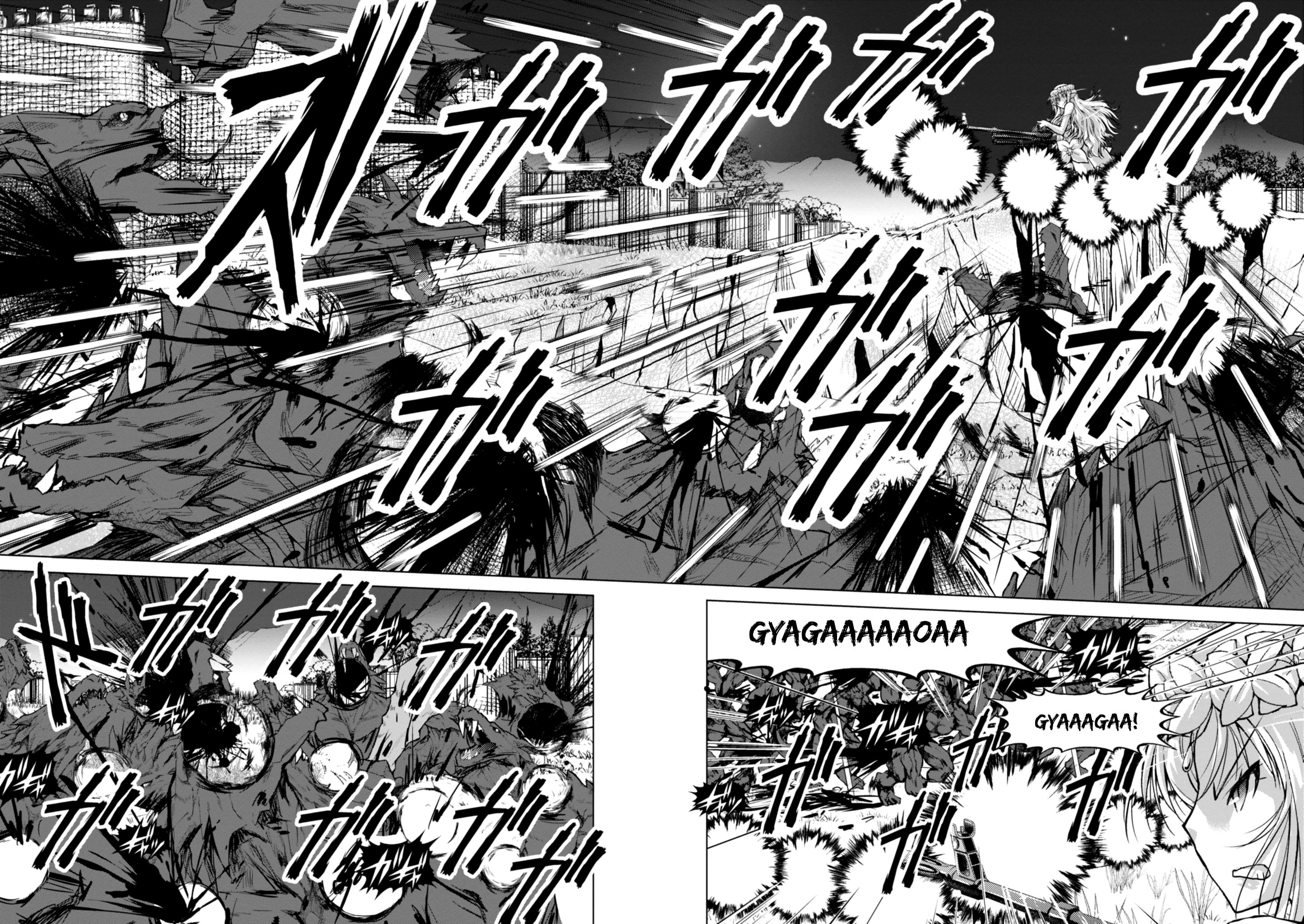 Gun-Ota ga Mahou Sekai ni Tensei shitara, Gendai Heiki de Guntai Harem wo Tsukucchaimashita!? chapter 37 page 21