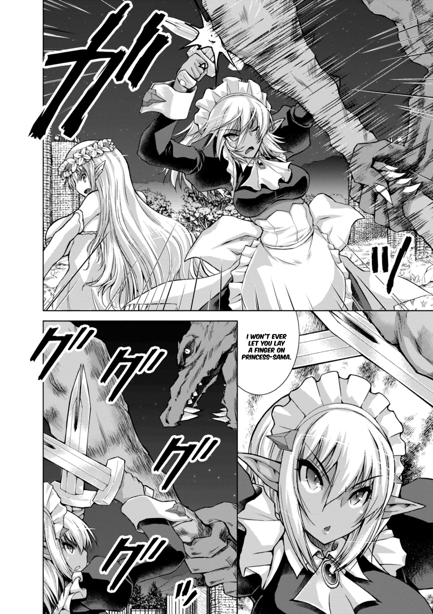 Gun-Ota ga Mahou Sekai ni Tensei shitara, Gendai Heiki de Guntai Harem wo Tsukucchaimashita!? chapter 38 page 4