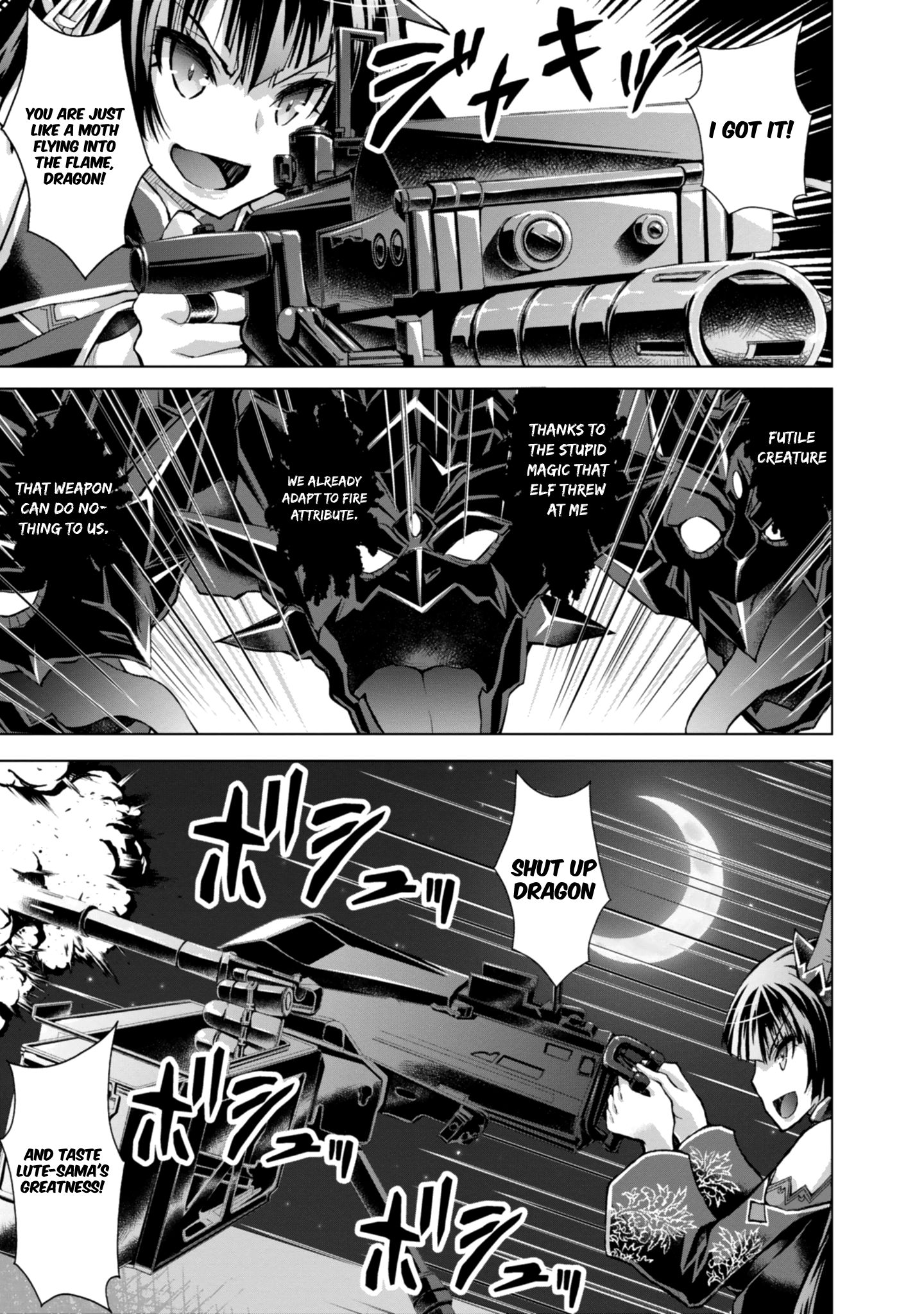 Gun-Ota ga Mahou Sekai ni Tensei shitara, Gendai Heiki de Guntai Harem wo Tsukucchaimashita!? chapter 40 page 26