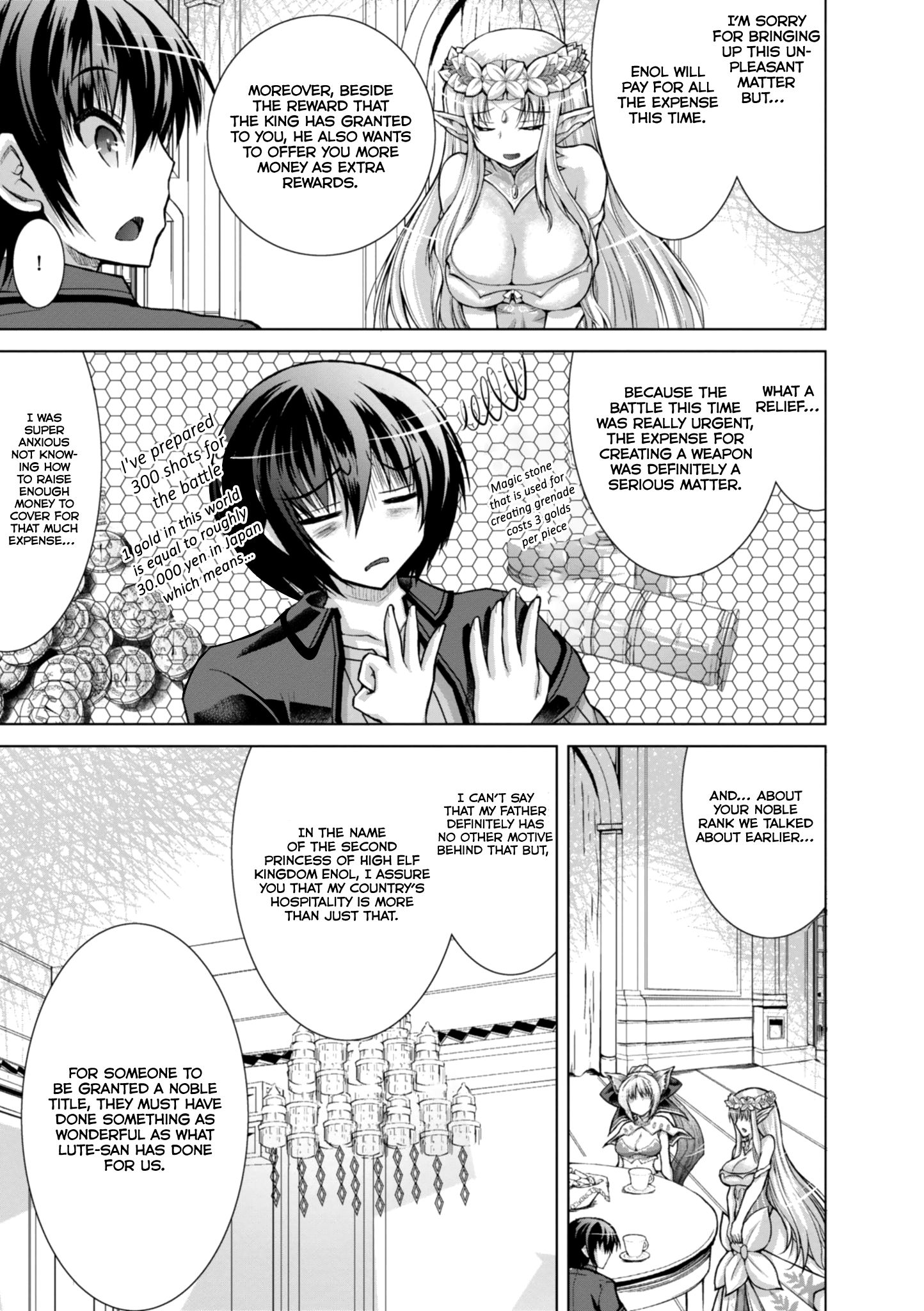 Gun-Ota ga Mahou Sekai ni Tensei shitara, Gendai Heiki de Guntai Harem wo Tsukucchaimashita!? chapter 43 page 14