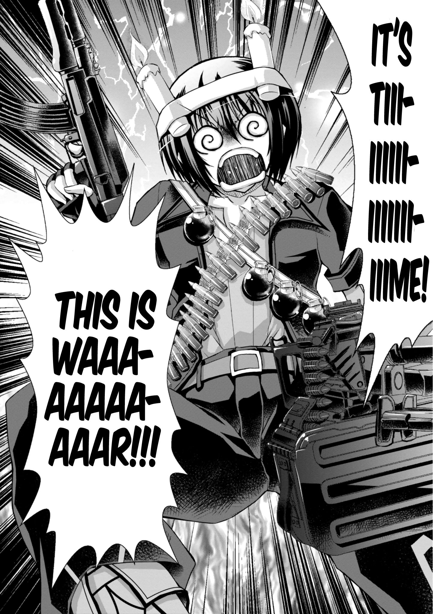 Gun-Ota ga Mahou Sekai ni Tensei shitara, Gendai Heiki de Guntai Harem wo Tsukucchaimashita!? chapter 46 page 15