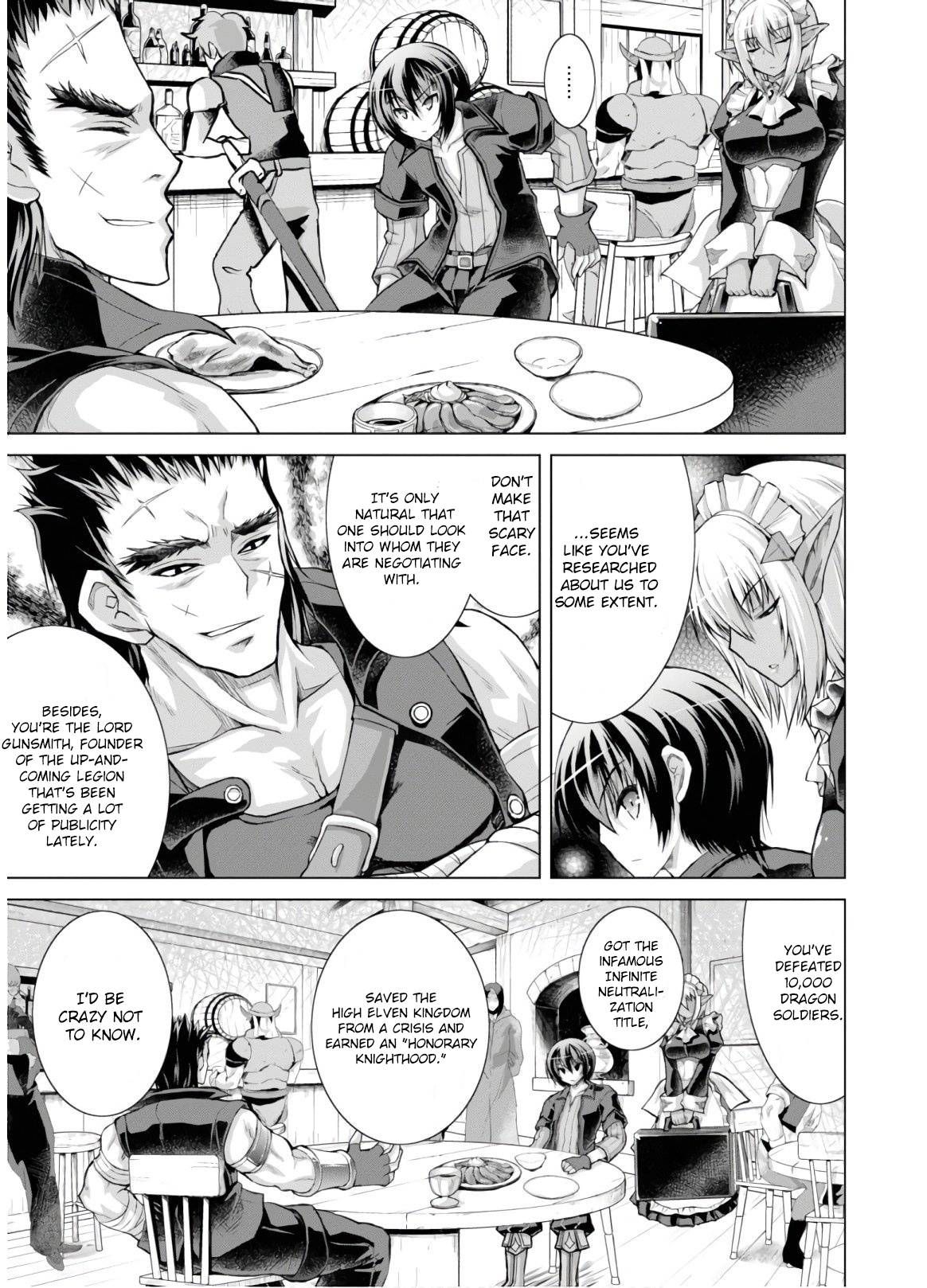 Gun-Ota ga Mahou Sekai ni Tensei shitara, Gendai Heiki de Guntai Harem wo Tsukucchaimashita!? chapter 50 page 8