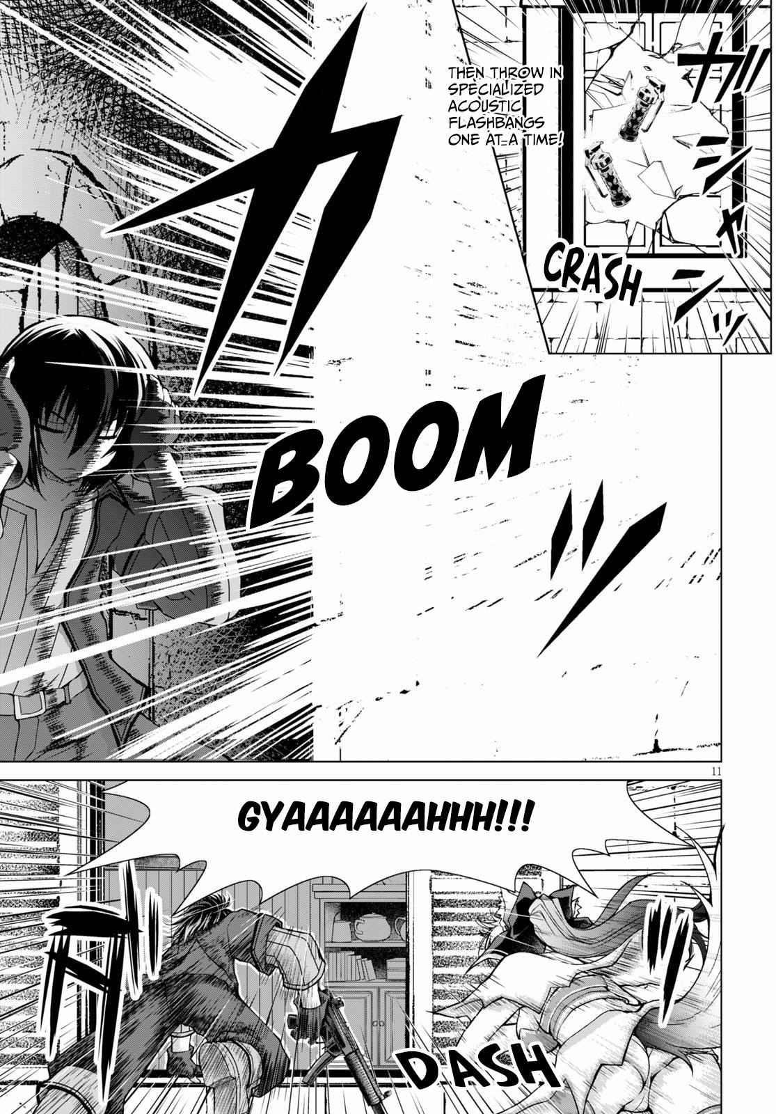 Gun-Ota ga Mahou Sekai ni Tensei shitara, Gendai Heiki de Guntai Harem wo Tsukucchaimashita!? chapter 55 page 12