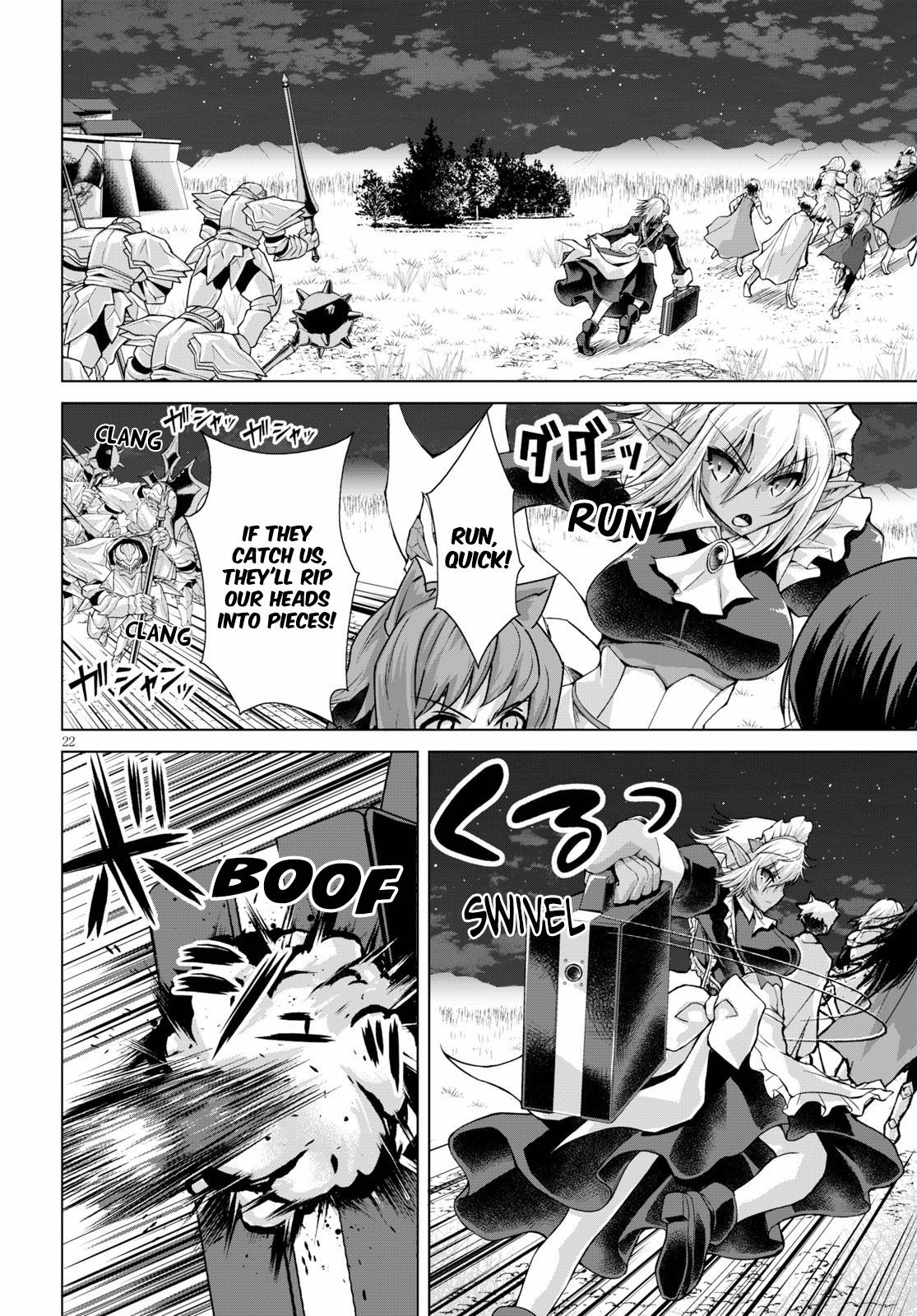 Gun-Ota ga Mahou Sekai ni Tensei shitara, Gendai Heiki de Guntai Harem wo Tsukucchaimashita!? chapter 56 page 23
