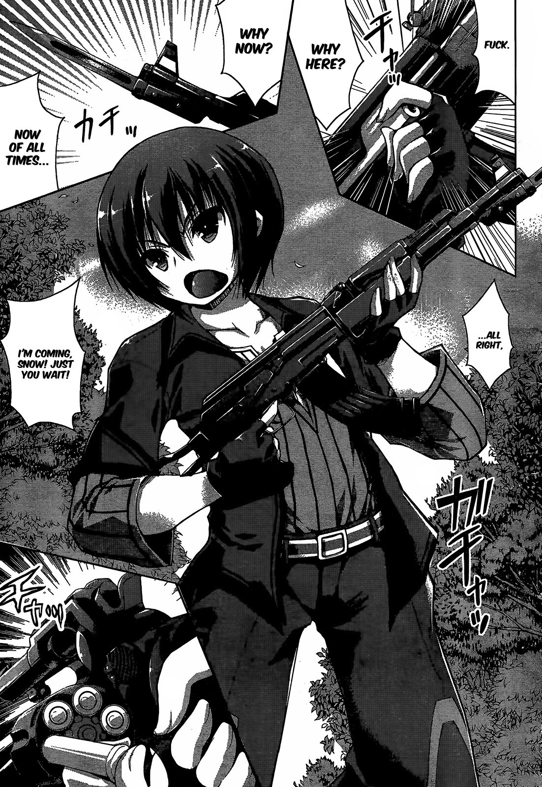 Gun-Ota ga Mahou Sekai ni Tensei shitara, Gendai Heiki de Guntai Harem wo Tsukucchaimashita!? chapter 7 page 36