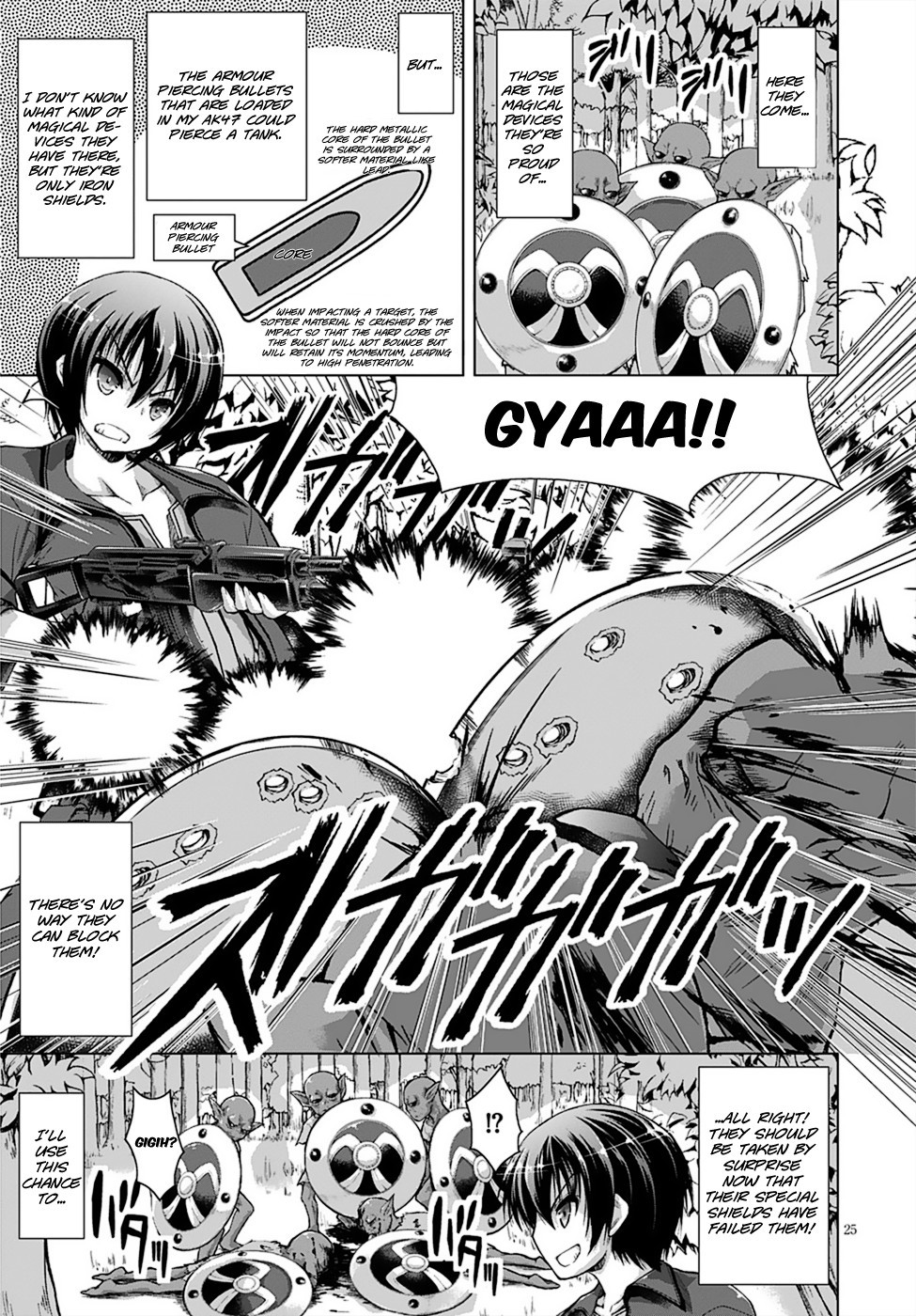 Gun-Ota ga Mahou Sekai ni Tensei shitara, Gendai Heiki de Guntai Harem wo Tsukucchaimashita!? chapter 8 page 29