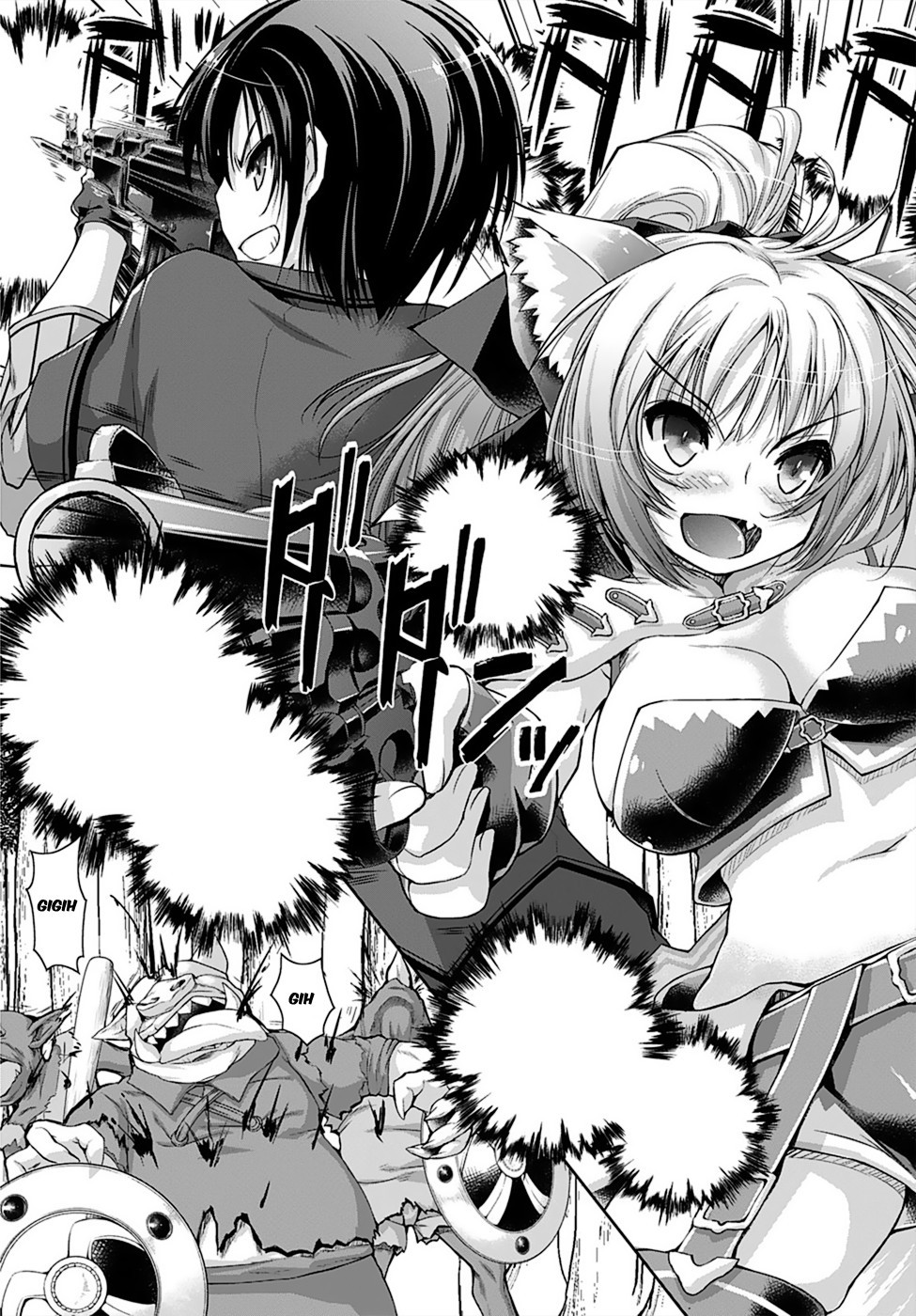 Gun-Ota ga Mahou Sekai ni Tensei shitara, Gendai Heiki de Guntai Harem wo Tsukucchaimashita!? chapter 8 page 33