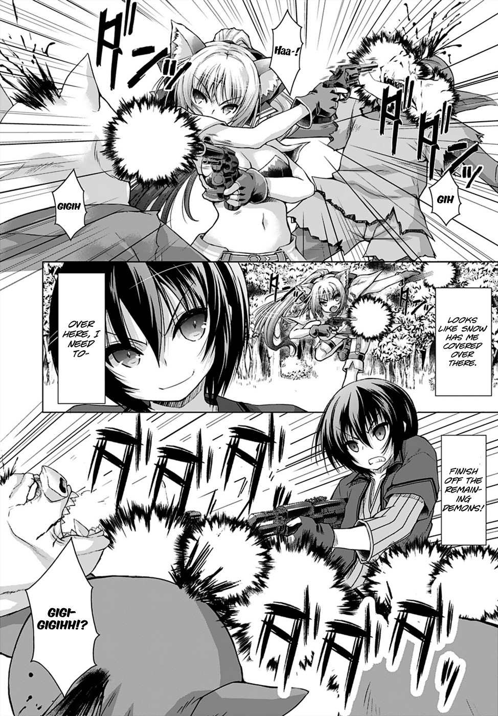 Gun-Ota ga Mahou Sekai ni Tensei shitara, Gendai Heiki de Guntai Harem wo Tsukucchaimashita!? chapter 8 page 35