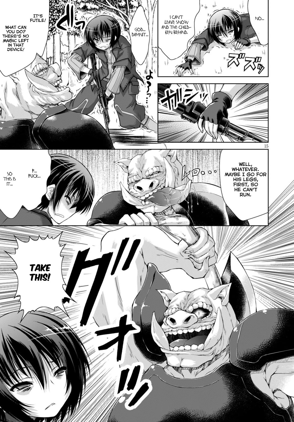 Gun-Ota ga Mahou Sekai ni Tensei shitara, Gendai Heiki de Guntai Harem wo Tsukucchaimashita!? chapter 9 page 19