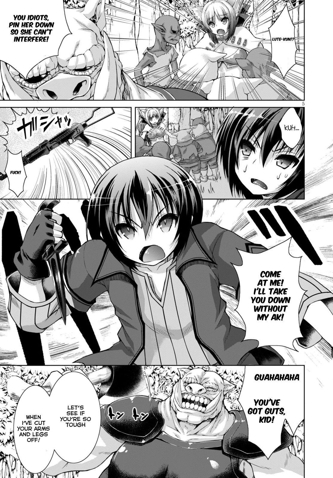 Gun-Ota ga Mahou Sekai ni Tensei shitara, Gendai Heiki de Guntai Harem wo Tsukucchaimashita!? chapter 9 page 9