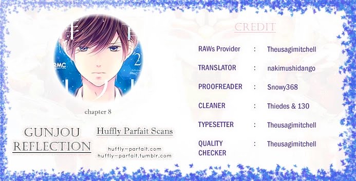 Gunjou Reflection chapter 8 page 1