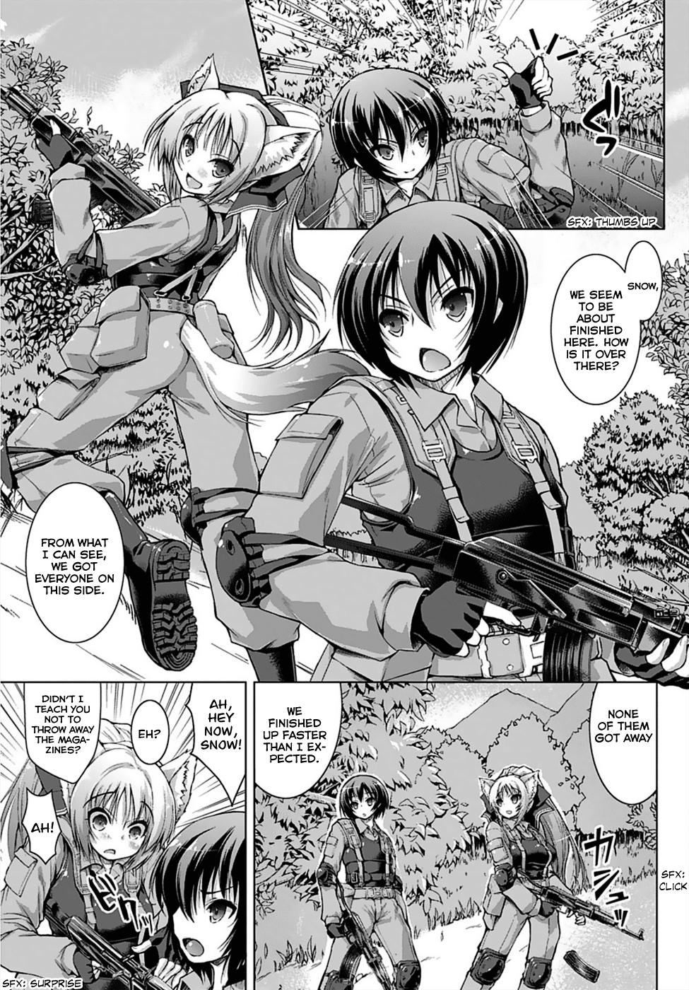 Gunota ga Mahou Sekai ni Tensei Shitara, Gendai Heiki de Guntai Harem o Tsukucchaimashita!? chapter 1 page 15