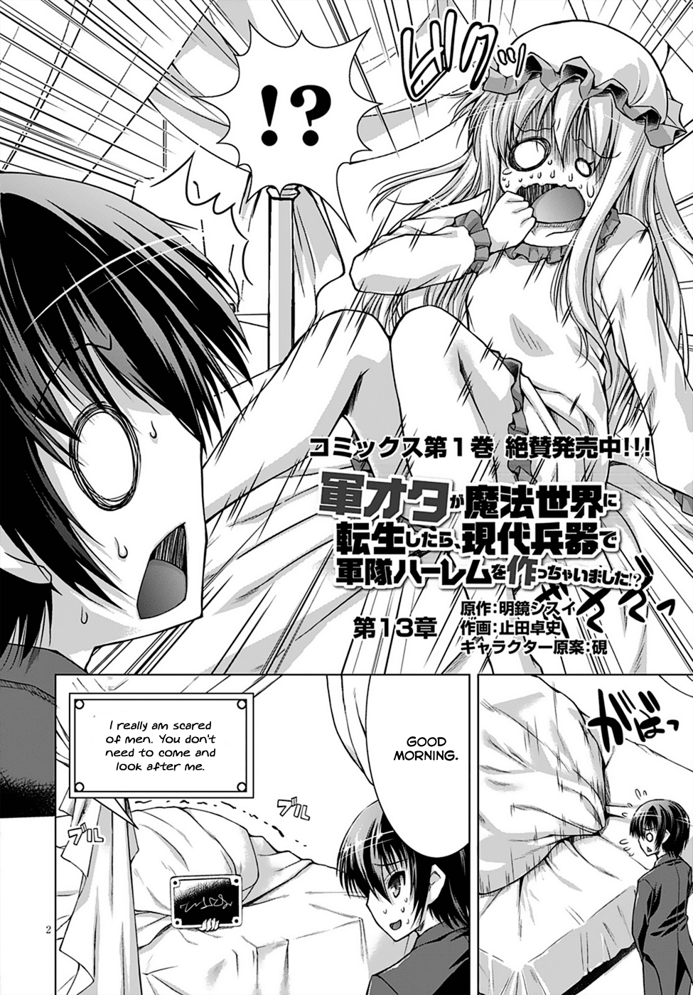 Gunota ga Mahou Sekai ni Tensei Shitara, Gendai Heiki de Guntai Harem o Tsukucchaimashita!? chapter 13 page 5