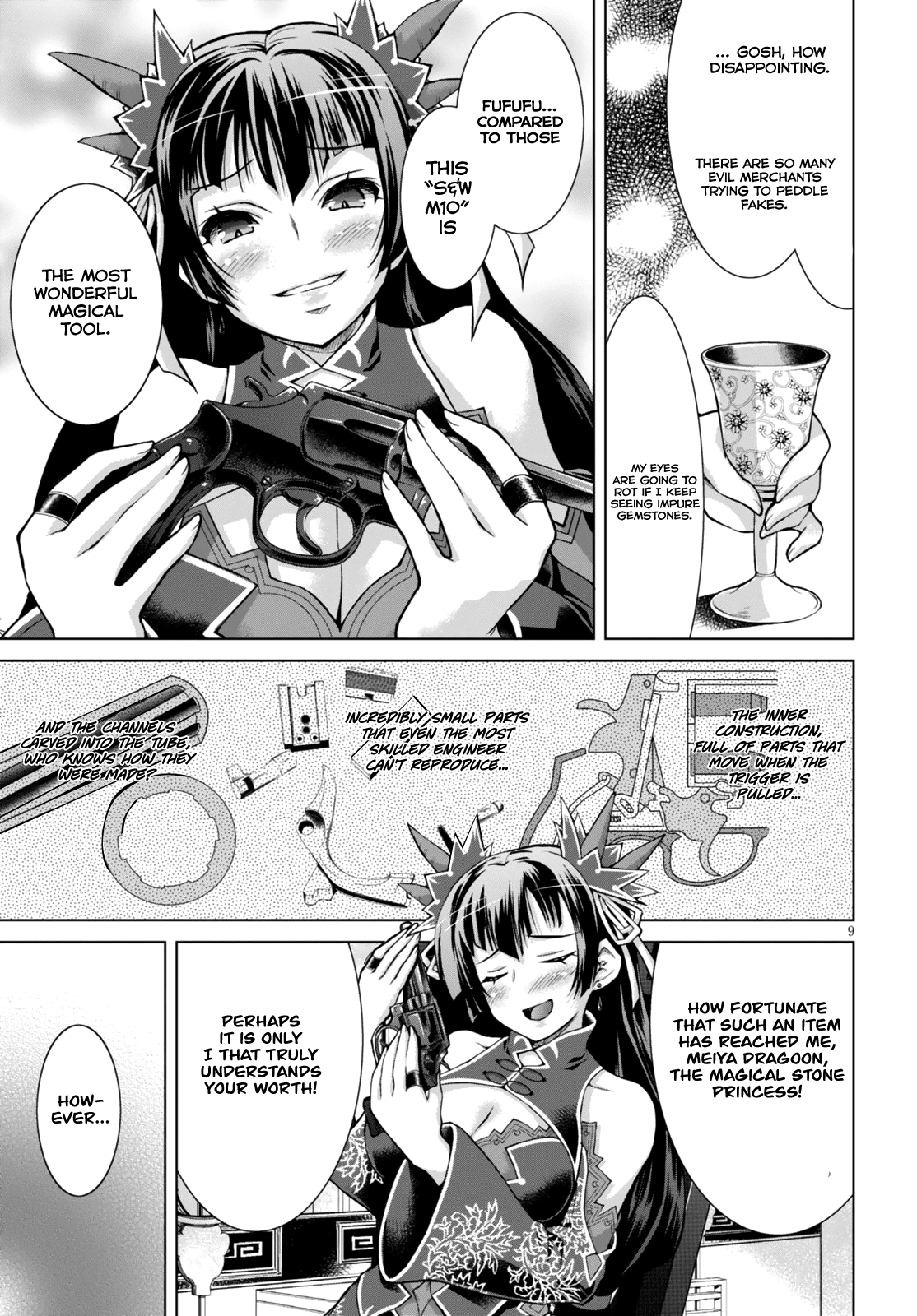 Gunota ga Mahou Sekai ni Tensei Shitara, Gendai Heiki de Guntai Harem o Tsukucchaimashita!? chapter 19 page 12