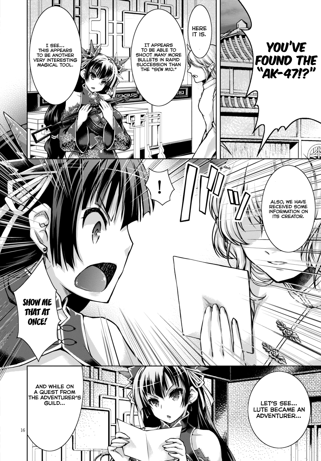 Gunota ga Mahou Sekai ni Tensei Shitara, Gendai Heiki de Guntai Harem o Tsukucchaimashita!? chapter 19 page 19