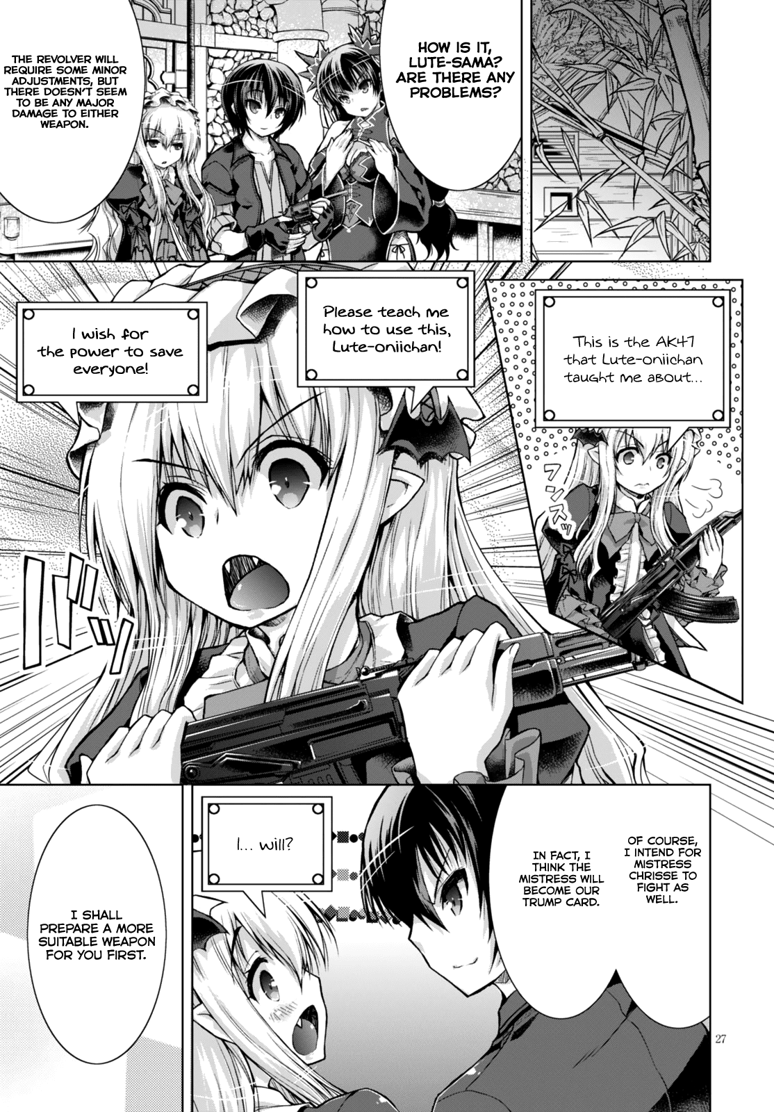 Gunota ga Mahou Sekai ni Tensei Shitara, Gendai Heiki de Guntai Harem o Tsukucchaimashita!? chapter 20 page 28