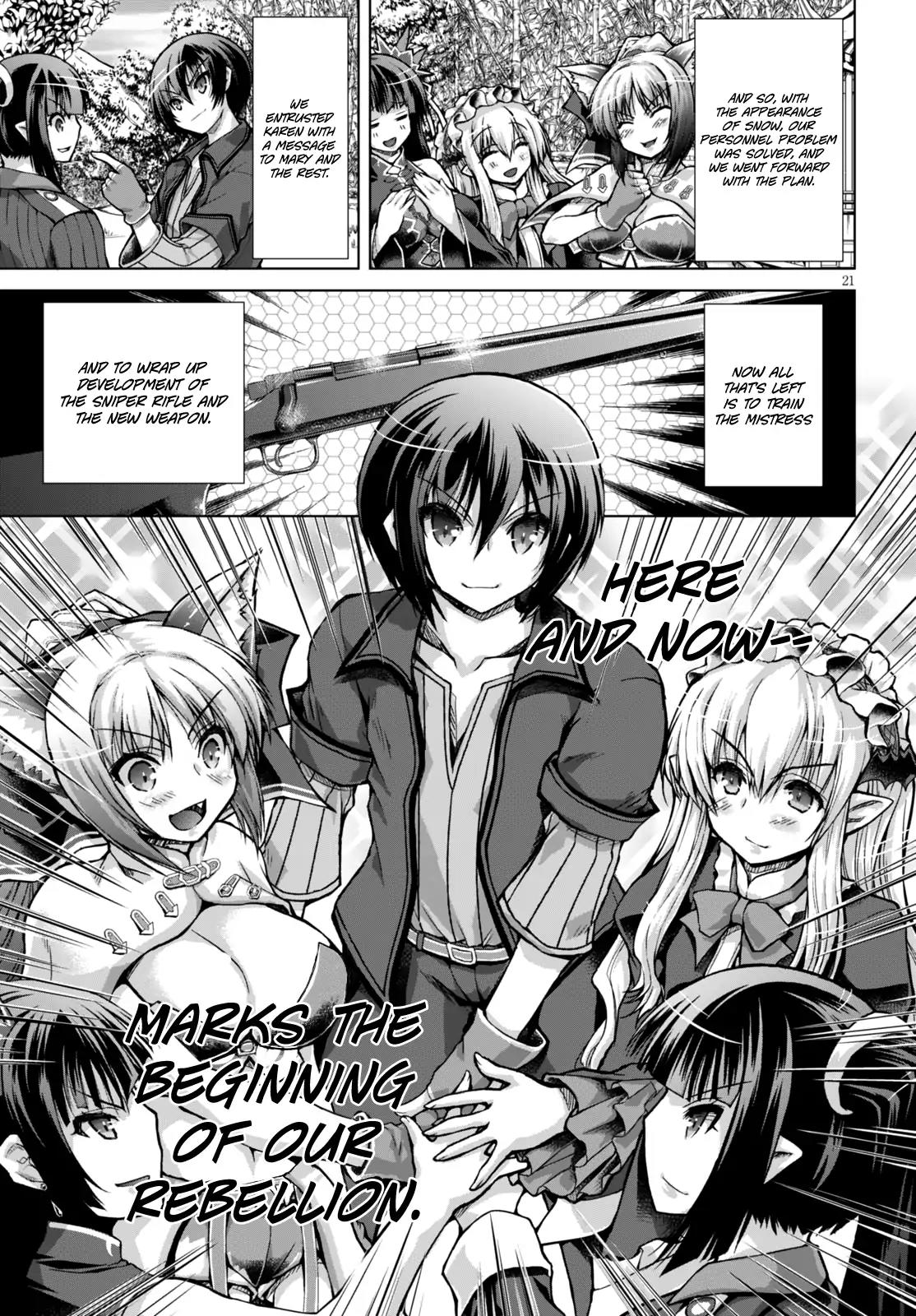 Gunota ga Mahou Sekai ni Tensei Shitara, Gendai Heiki de Guntai Harem o Tsukucchaimashita!? chapter 21 page 22
