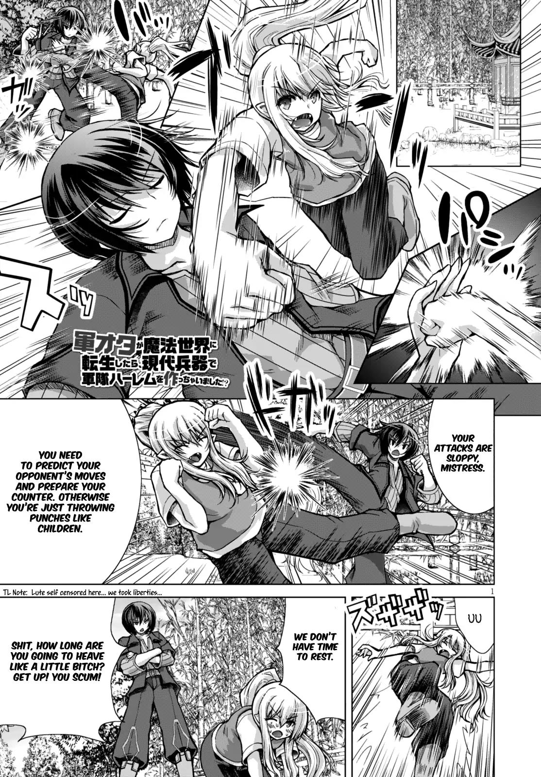 Gunota ga Mahou Sekai ni Tensei Shitara, Gendai Heiki de Guntai Harem o Tsukucchaimashita!? chapter 21 page 3