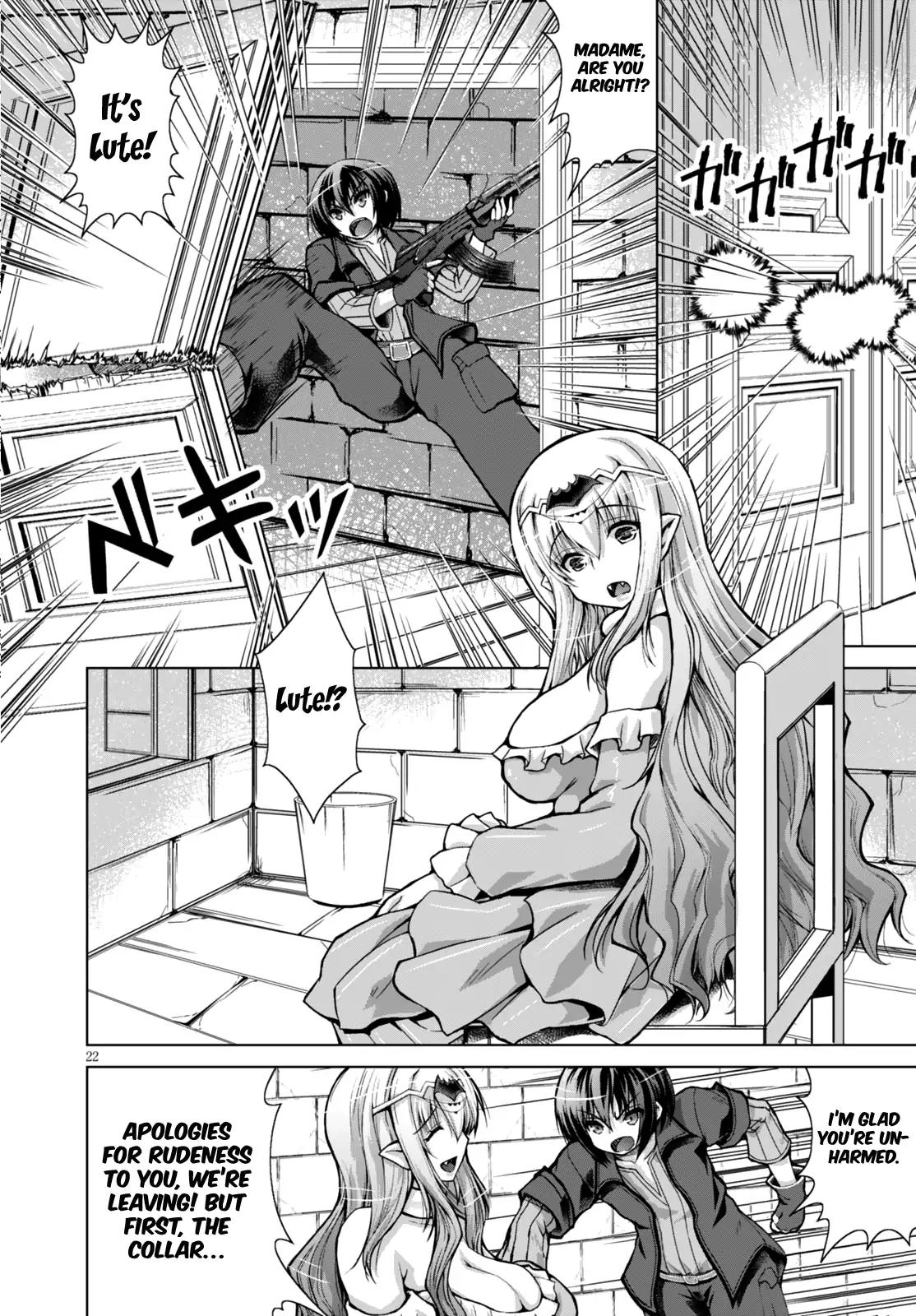 Gunota ga Mahou Sekai ni Tensei Shitara, Gendai Heiki de Guntai Harem o Tsukucchaimashita!? chapter 22 page 24