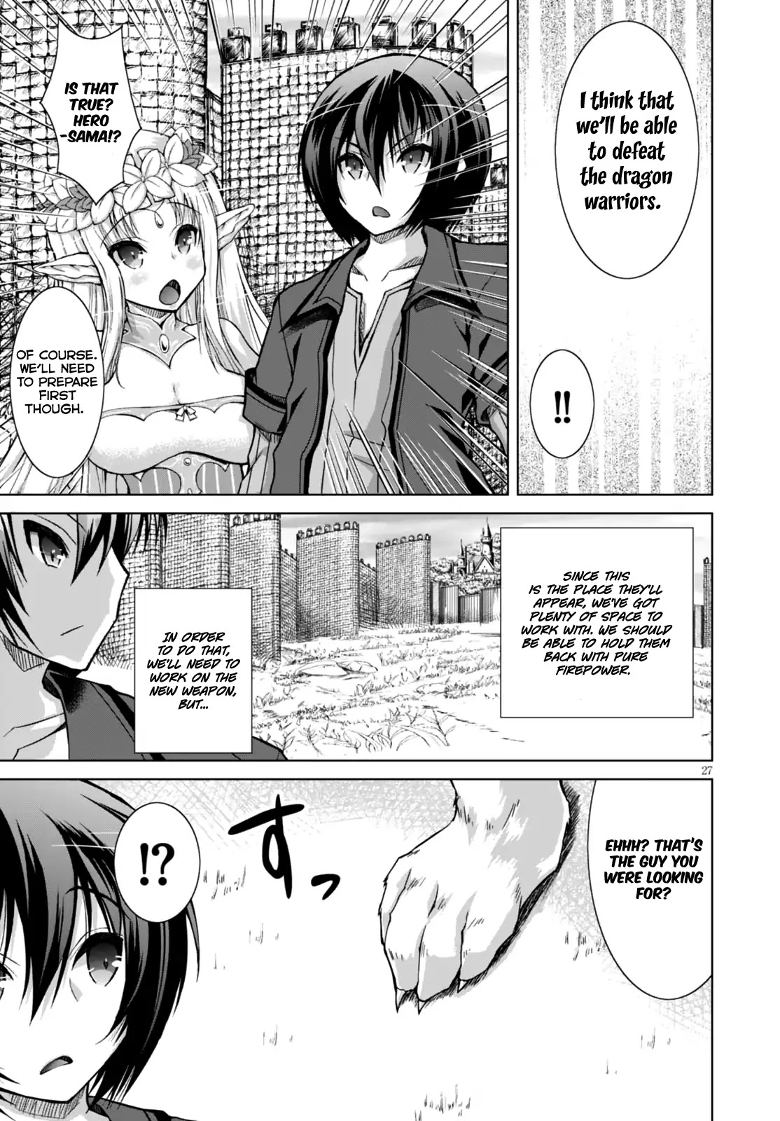 Gunota ga Mahou Sekai ni Tensei Shitara, Gendai Heiki de Guntai Harem o Tsukucchaimashita!? chapter 28 page 33