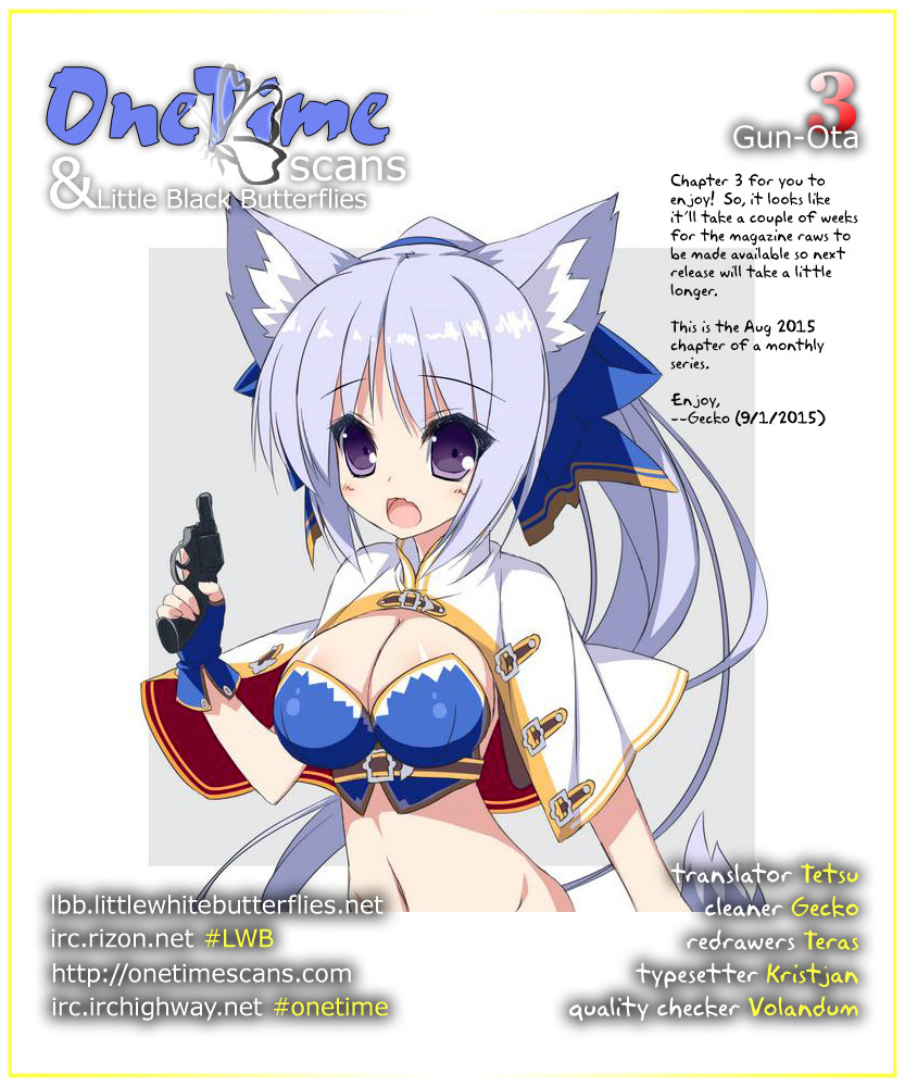 Gunota ga Mahou Sekai ni Tensei Shitara, Gendai Heiki de Guntai Harem o Tsukucchaimashita!? chapter 3 page 2