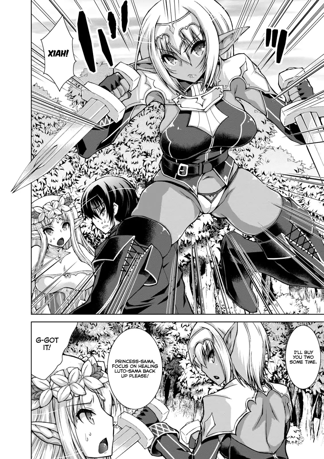 Gunota ga Mahou Sekai ni Tensei Shitara, Gendai Heiki de Guntai Harem o Tsukucchaimashita!? chapter 32 page 5