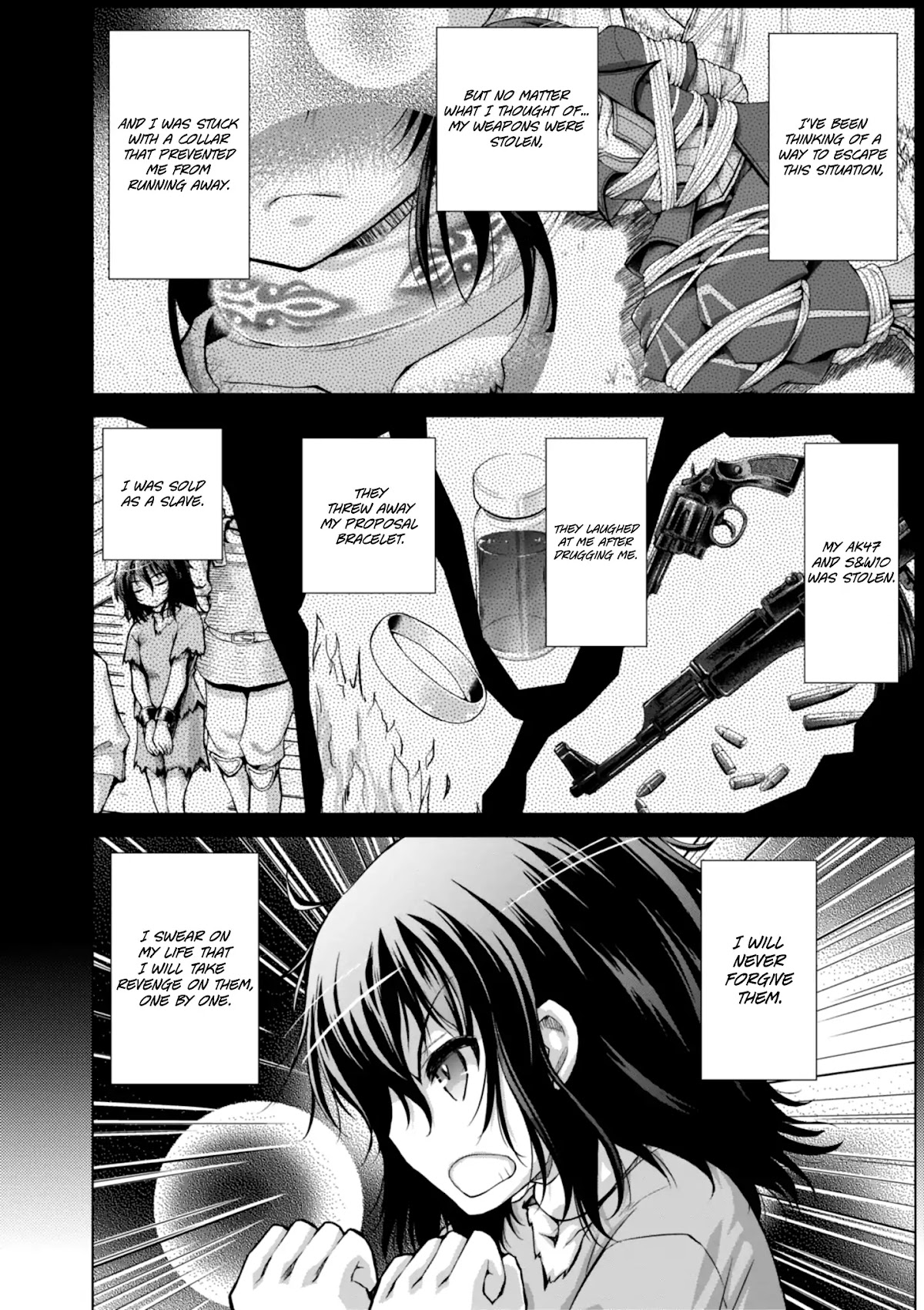 Gunota ga Mahou Sekai ni Tensei Shitara, Gendai Heiki de Guntai Harem o Tsukucchaimashita!? chapter 34 page 22