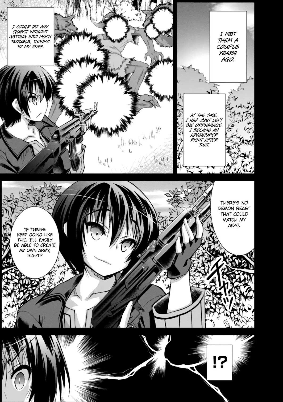 Gunota ga Mahou Sekai ni Tensei Shitara, Gendai Heiki de Guntai Harem o Tsukucchaimashita!? chapter 34 page 9