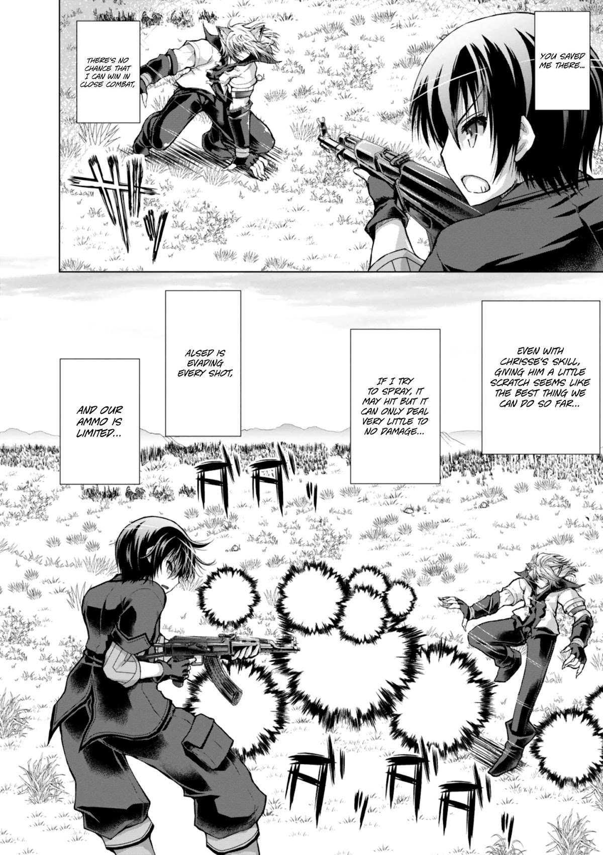 Gunota ga Mahou Sekai ni Tensei Shitara, Gendai Heiki de Guntai Harem o Tsukucchaimashita!? chapter 35 page 22