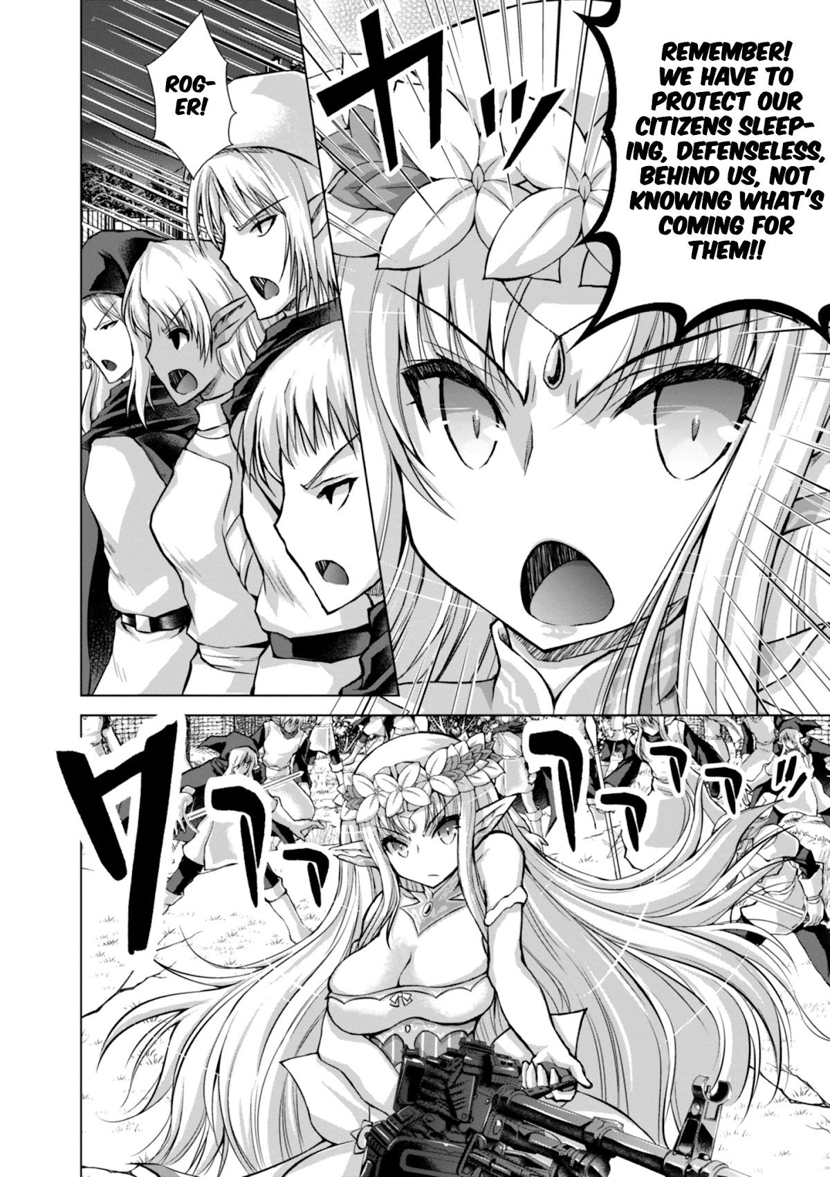 Gunota ga Mahou Sekai ni Tensei Shitara, Gendai Heiki de Guntai Harem o Tsukucchaimashita!? chapter 37 page 26