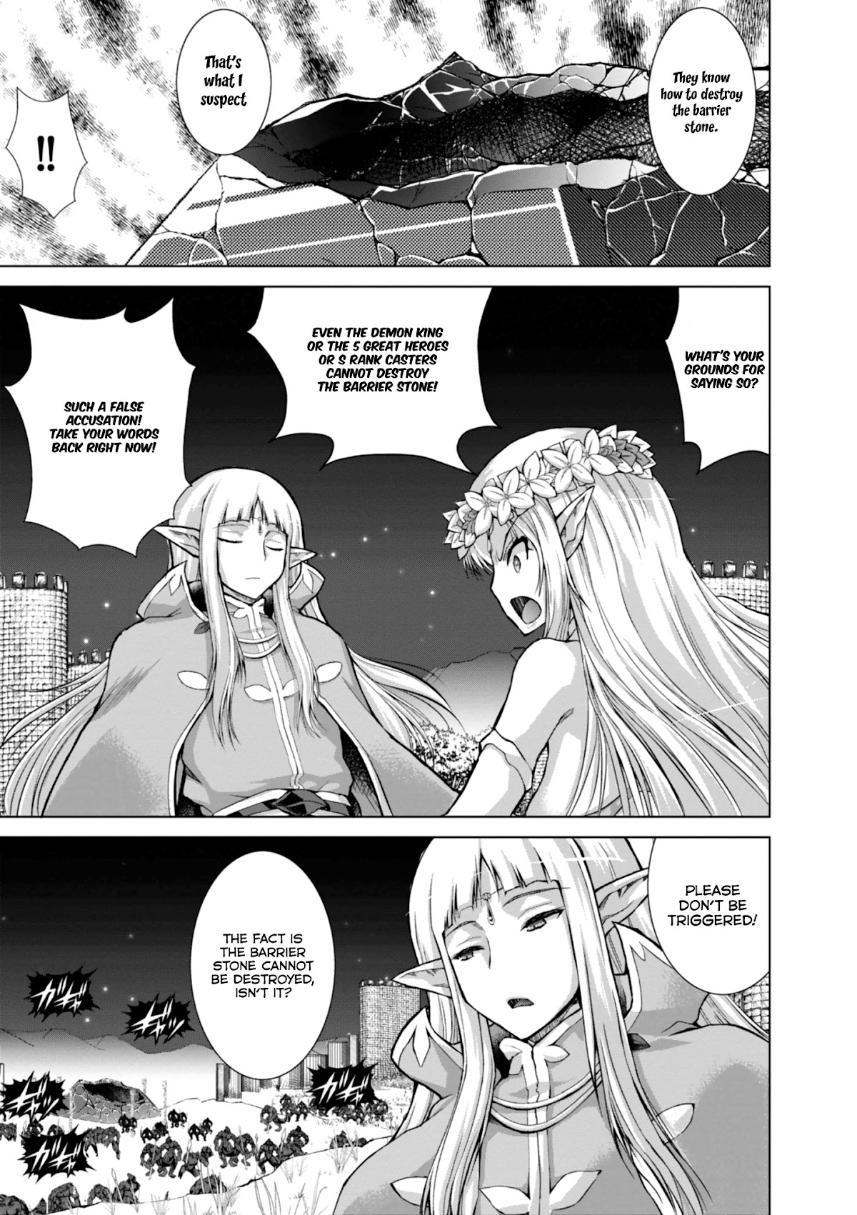 Gunota ga Mahou Sekai ni Tensei Shitara, Gendai Heiki de Guntai Harem o Tsukucchaimashita!? chapter 38 page 17