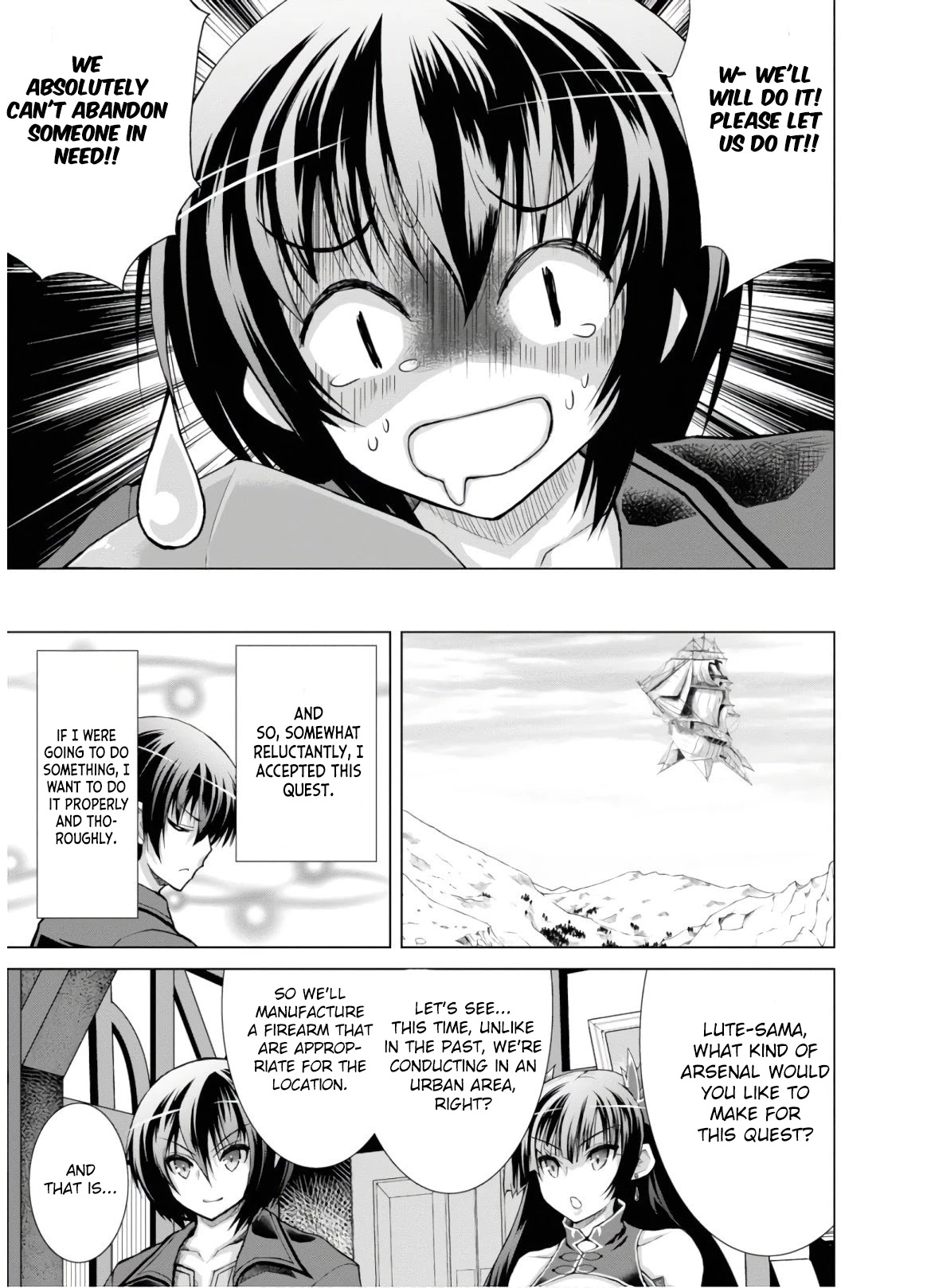 Gunota ga Mahou Sekai ni Tensei Shitara, Gendai Heiki de Guntai Harem o Tsukucchaimashita!? chapter 48 page 8