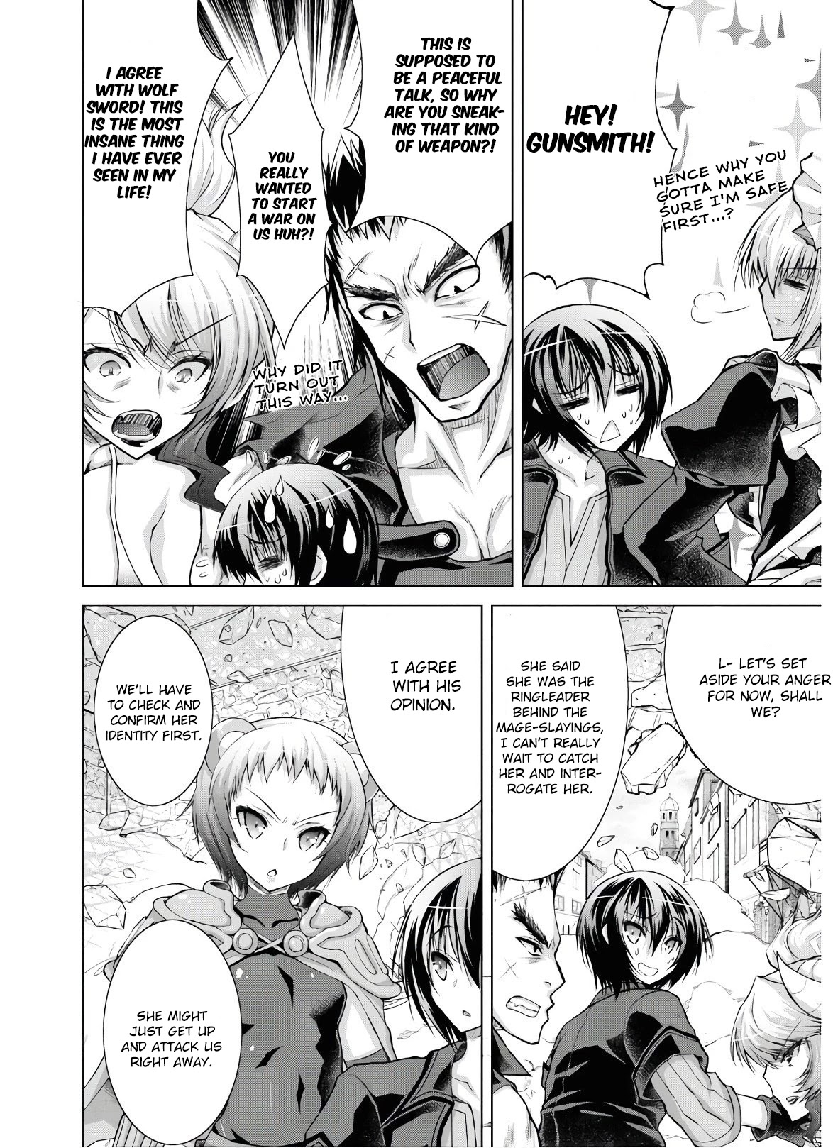 Gunota ga Mahou Sekai ni Tensei Shitara, Gendai Heiki de Guntai Harem o Tsukucchaimashita!? chapter 52 page 11