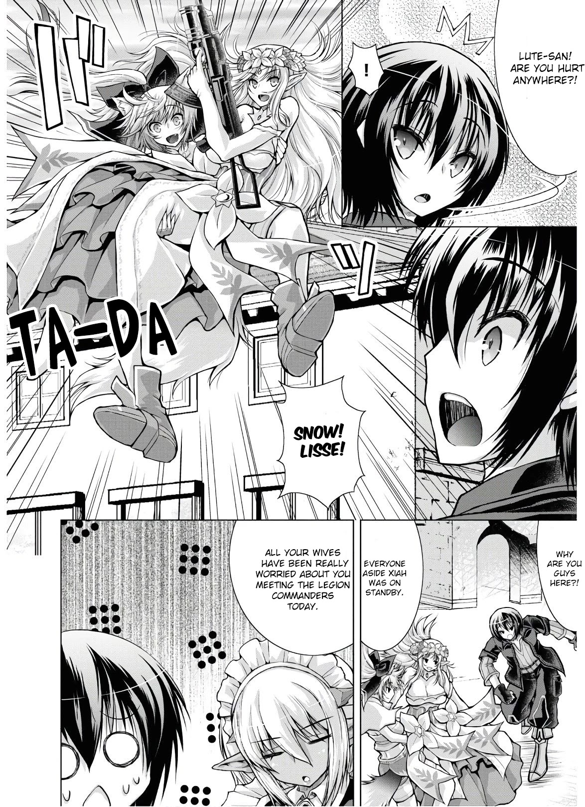 Gunota ga Mahou Sekai ni Tensei Shitara, Gendai Heiki de Guntai Harem o Tsukucchaimashita!? chapter 52 page 17