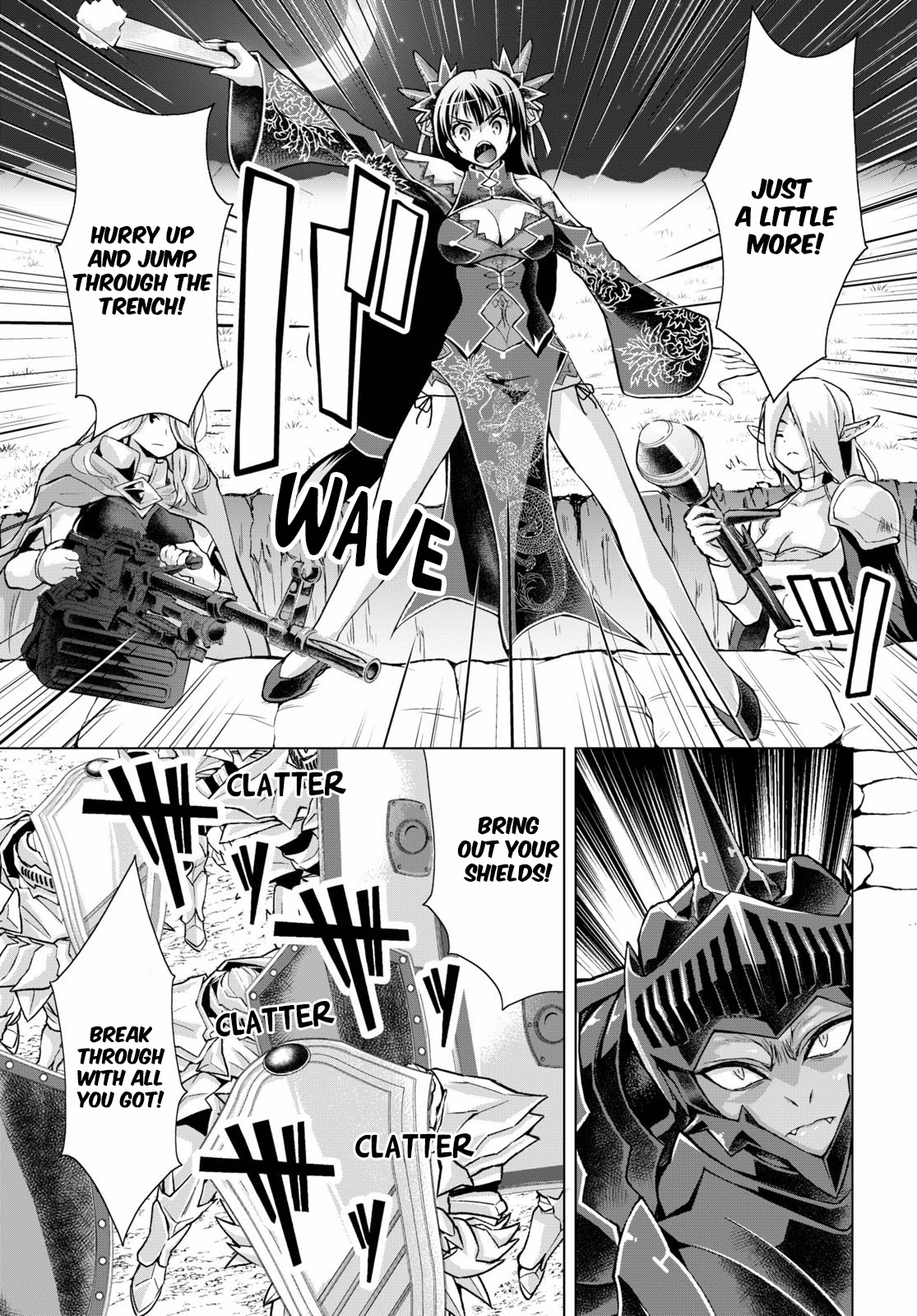 Gunota ga Mahou Sekai ni Tensei Shitara, Gendai Heiki de Guntai Harem o Tsukucchaimashita!? chapter 56 page 26