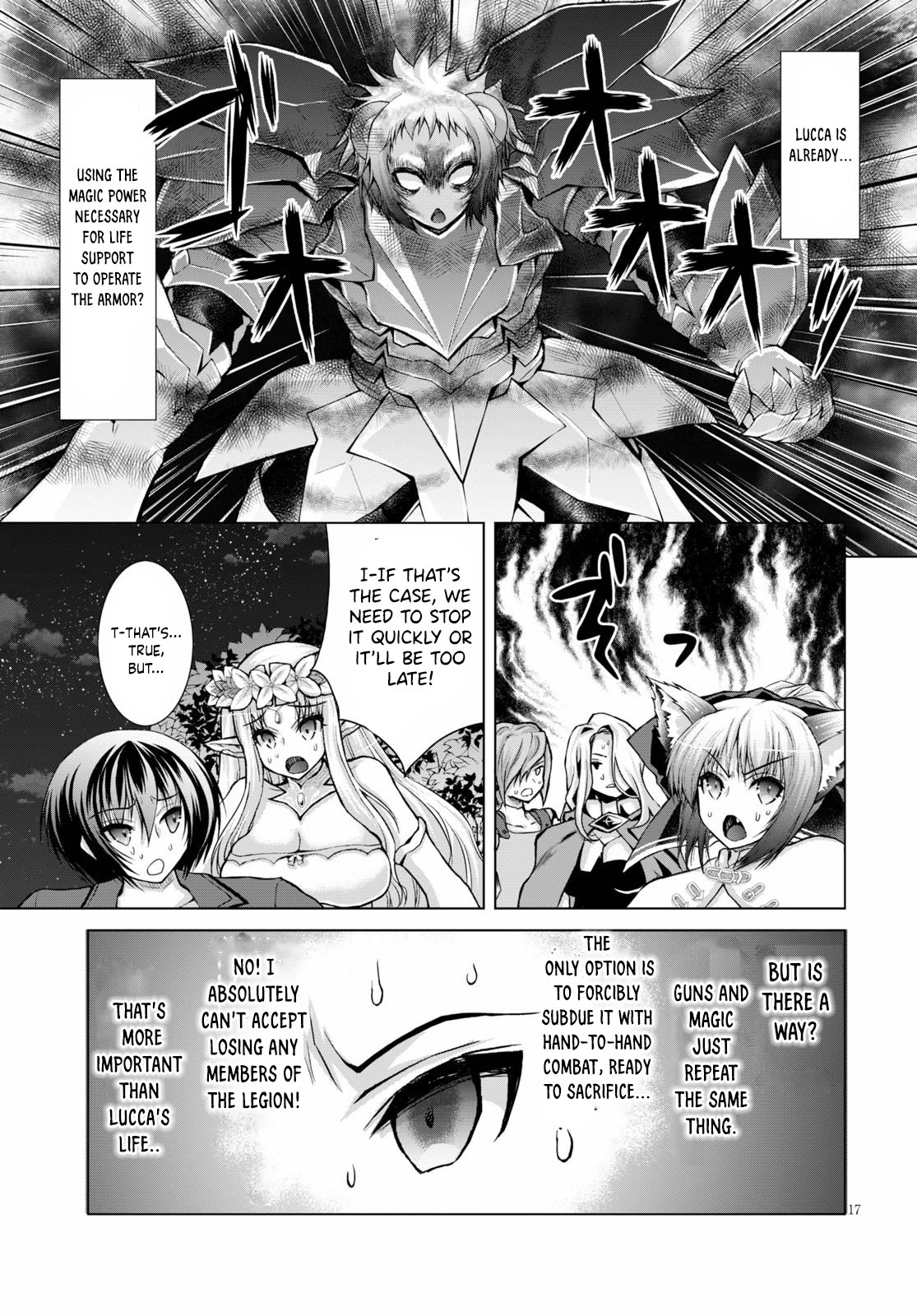 Gunota ga Mahou Sekai ni Tensei Shitara, Gendai Heiki de Guntai Harem o Tsukucchaimashita!? chapter 59 page 18