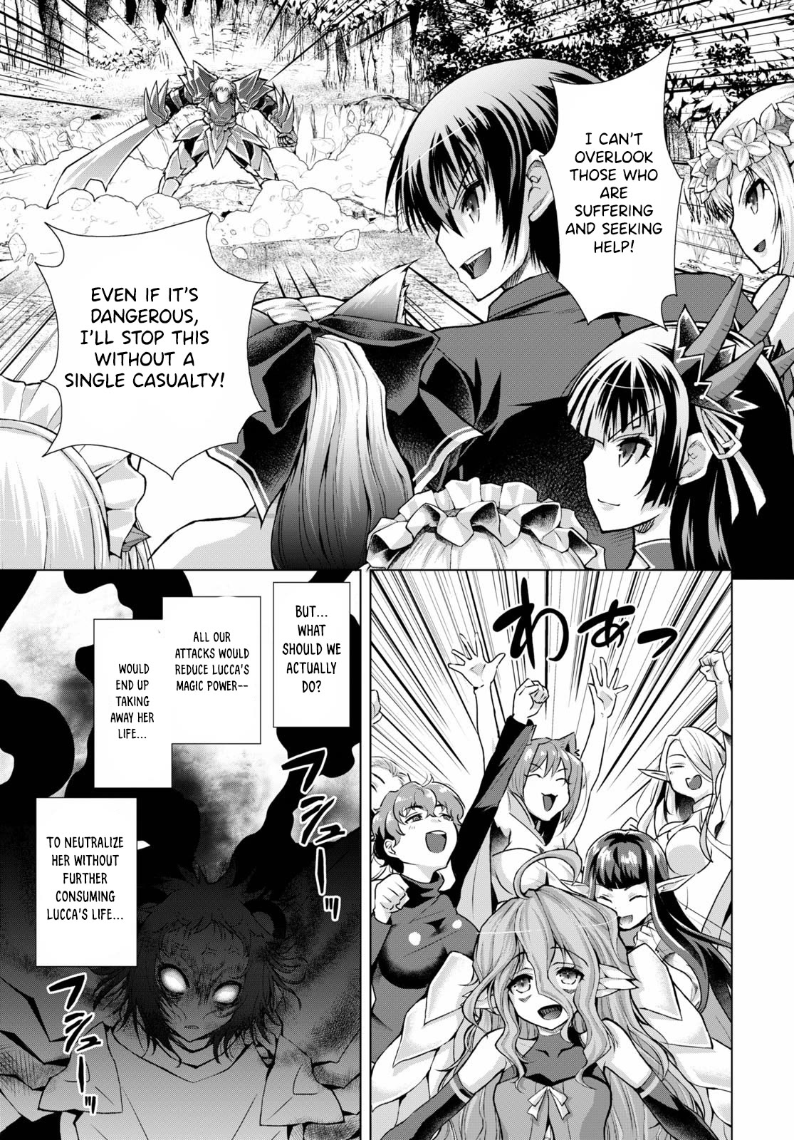 Gunota ga Mahou Sekai ni Tensei Shitara, Gendai Heiki de Guntai Harem o Tsukucchaimashita!? chapter 59 page 22