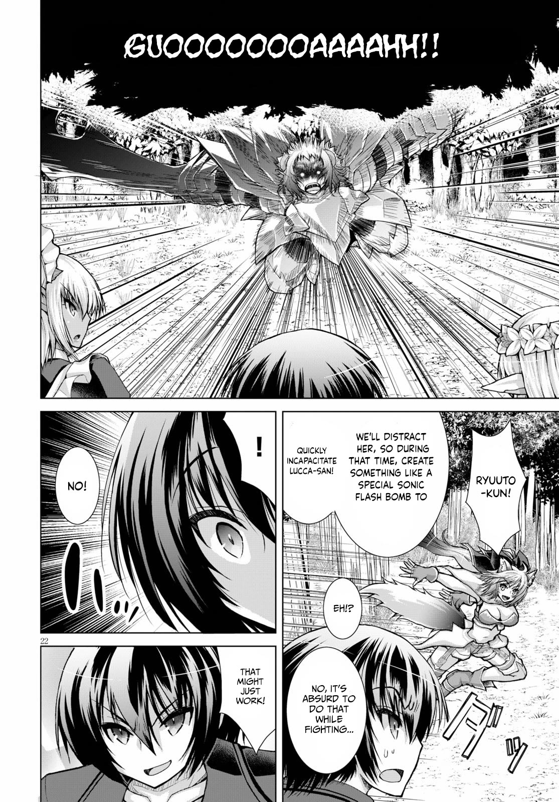 Gunota ga Mahou Sekai ni Tensei Shitara, Gendai Heiki de Guntai Harem o Tsukucchaimashita!? chapter 59 page 23