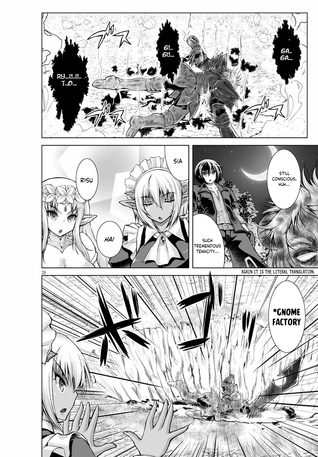 Gunota ga Mahou Sekai ni Tensei Shitara, Gendai Heiki de Guntai Harem o Tsukucchaimashita!? chapter 59 page 28