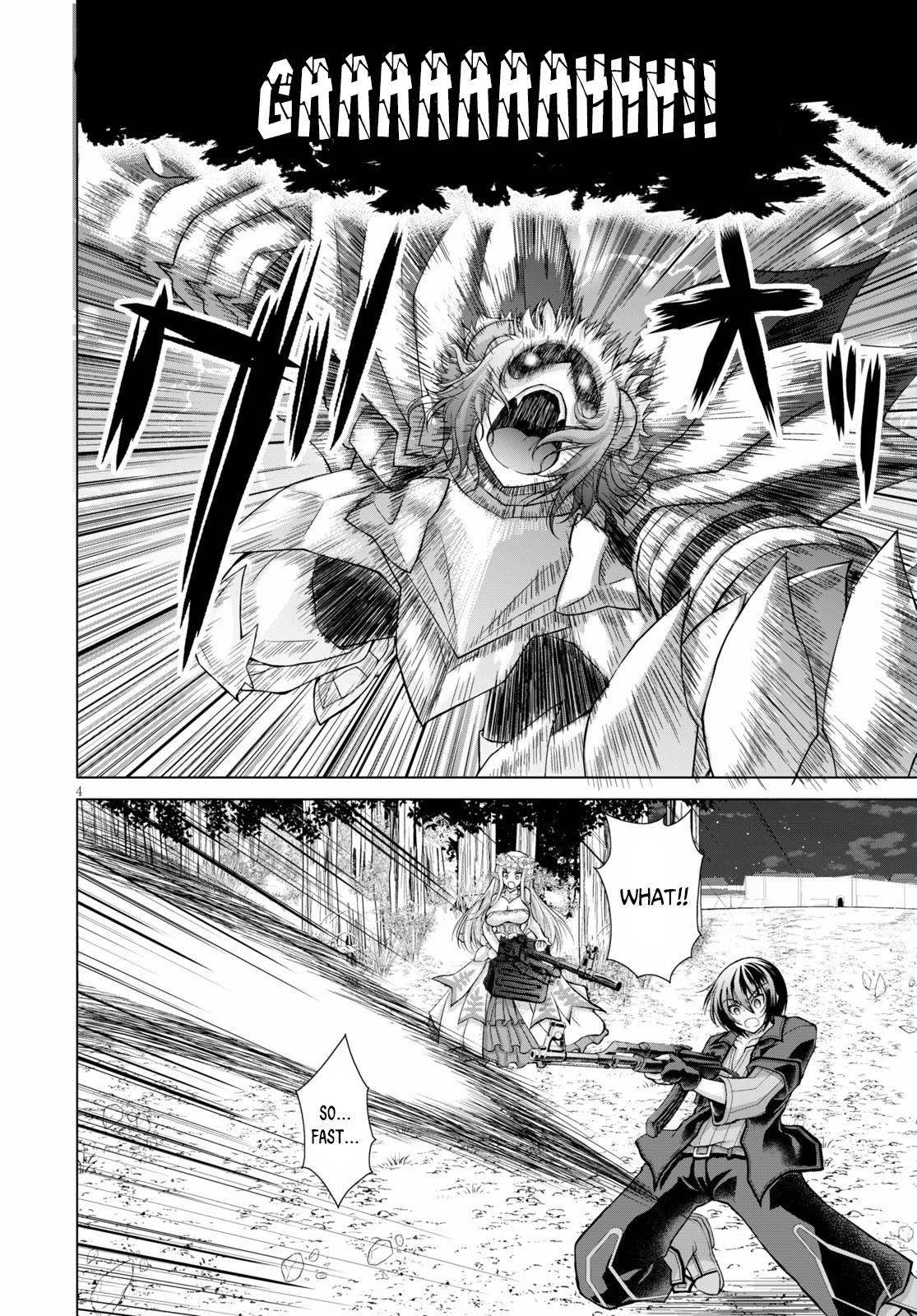 Gunota ga Mahou Sekai ni Tensei Shitara, Gendai Heiki de Guntai Harem o Tsukucchaimashita!? chapter 59 page 5