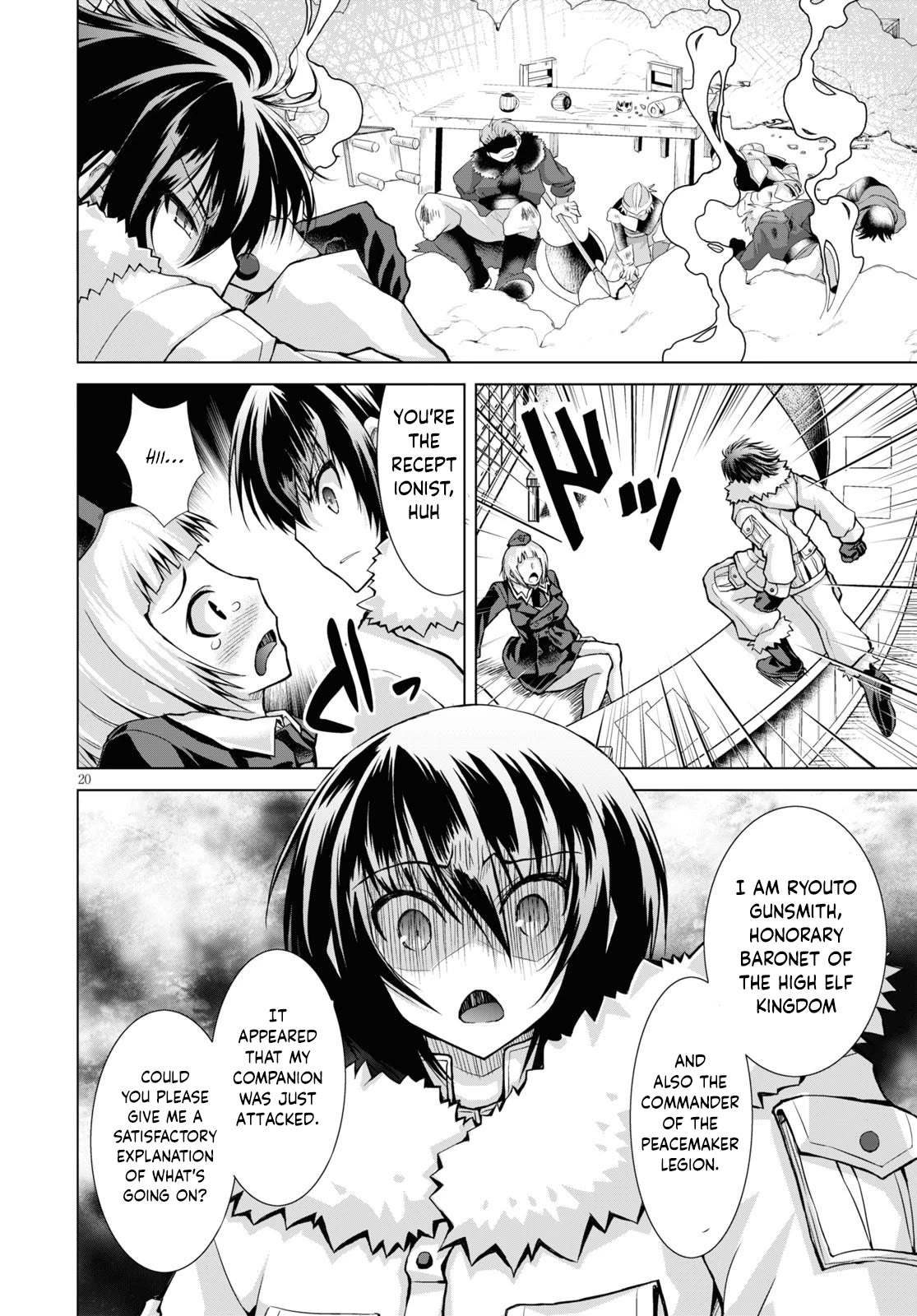 Gunota ga Mahou Sekai ni Tensei Shitara, Gendai Heiki de Guntai Harem o Tsukucchaimashita!? chapter 61 page 21