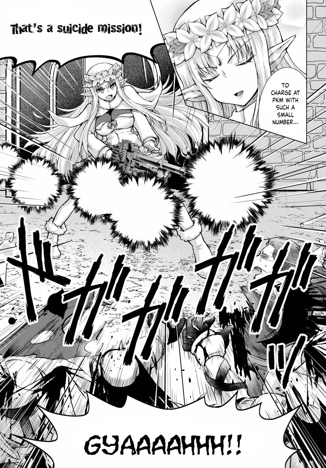 Gunota ga Mahou Sekai ni Tensei Shitara, Gendai Heiki de Guntai Harem o Tsukucchaimashita!? chapter 65 page 16