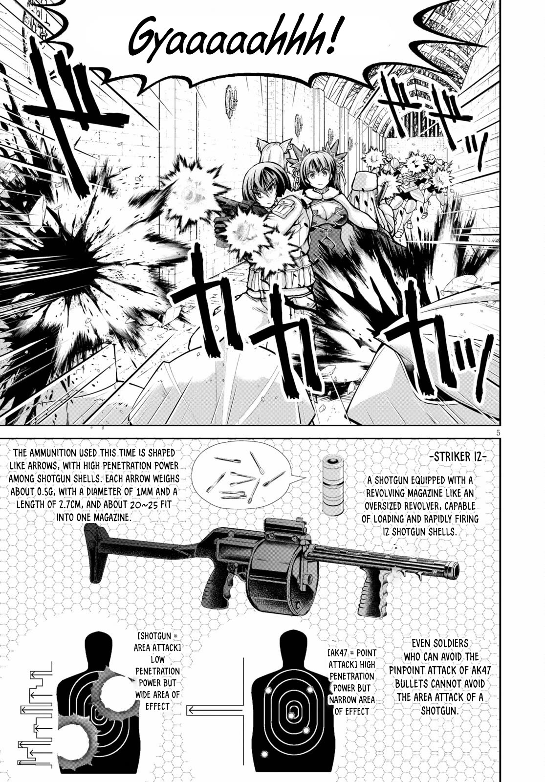 Gunota ga Mahou Sekai ni Tensei Shitara, Gendai Heiki de Guntai Harem o Tsukucchaimashita!? chapter 67 page 6