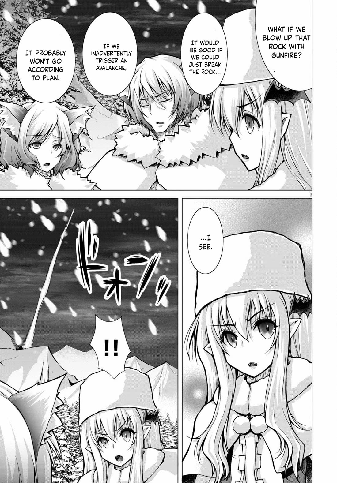 Gunota ga Mahou Sekai ni Tensei Shitara, Gendai Heiki de Guntai Harem o Tsukucchaimashita!? chapter 71 page 4