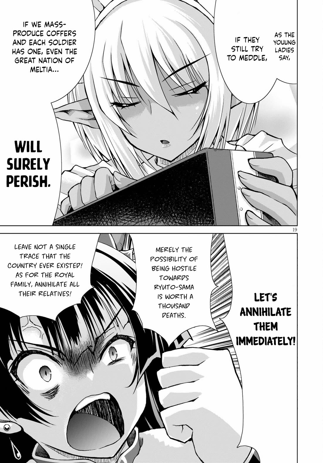 Gunota ga Mahou Sekai ni Tensei Shitara, Gendai Heiki de Guntai Harem o Tsukucchaimashita!? chapter 72 page 20