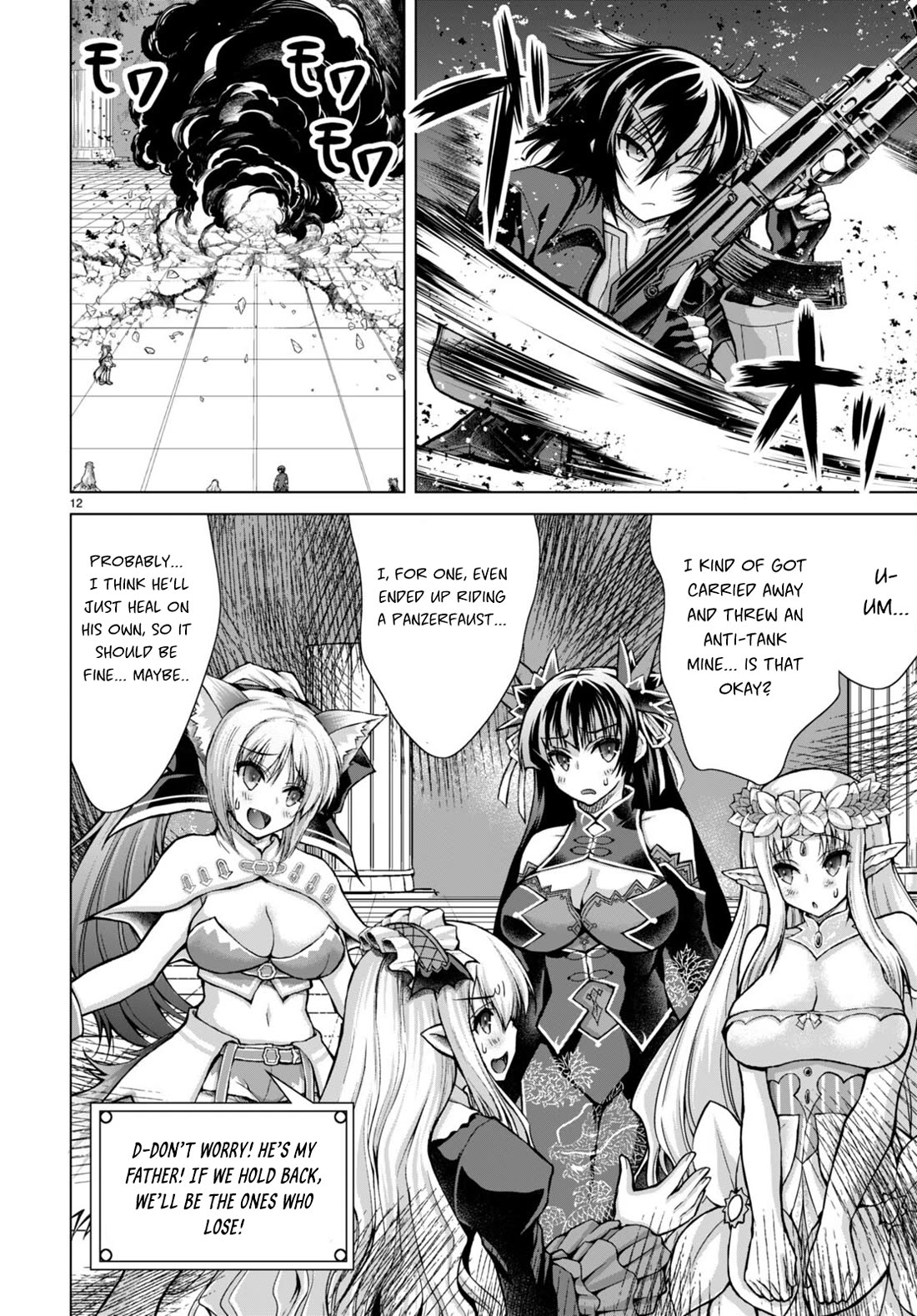 Gunota ga Mahou Sekai ni Tensei Shitara, Gendai Heiki de Guntai Harem o Tsukucchaimashita!? chapter 79 page 13