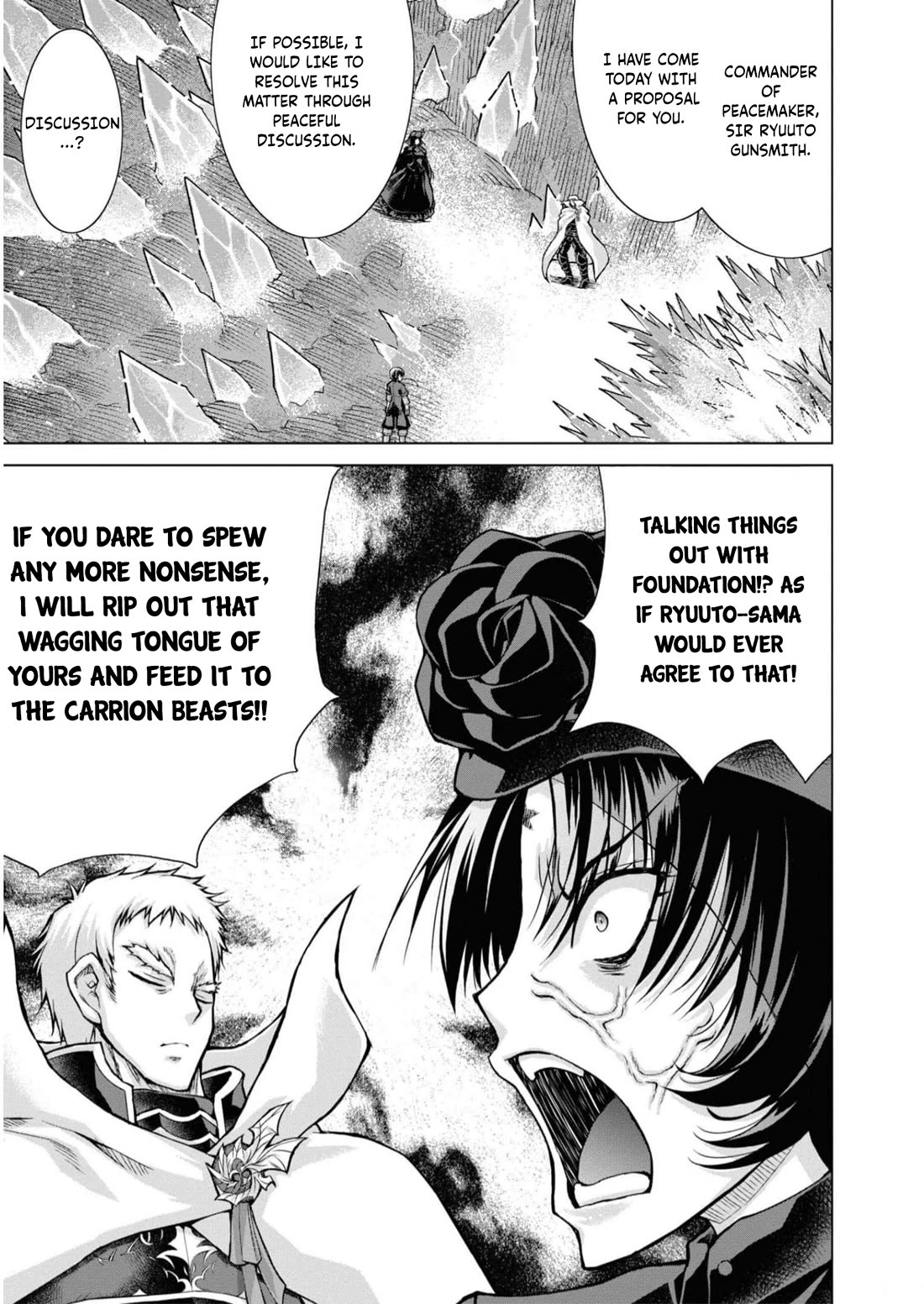 Gunota ga Mahou Sekai ni Tensei Shitara, Gendai Heiki de Guntai Harem o Tsukucchaimashita!? chapter 86 page 10