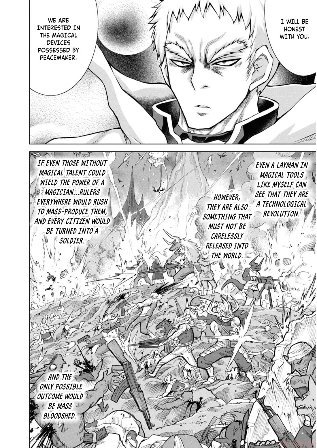 Gunota ga Mahou Sekai ni Tensei Shitara, Gendai Heiki de Guntai Harem o Tsukucchaimashita!? chapter 86 page 21